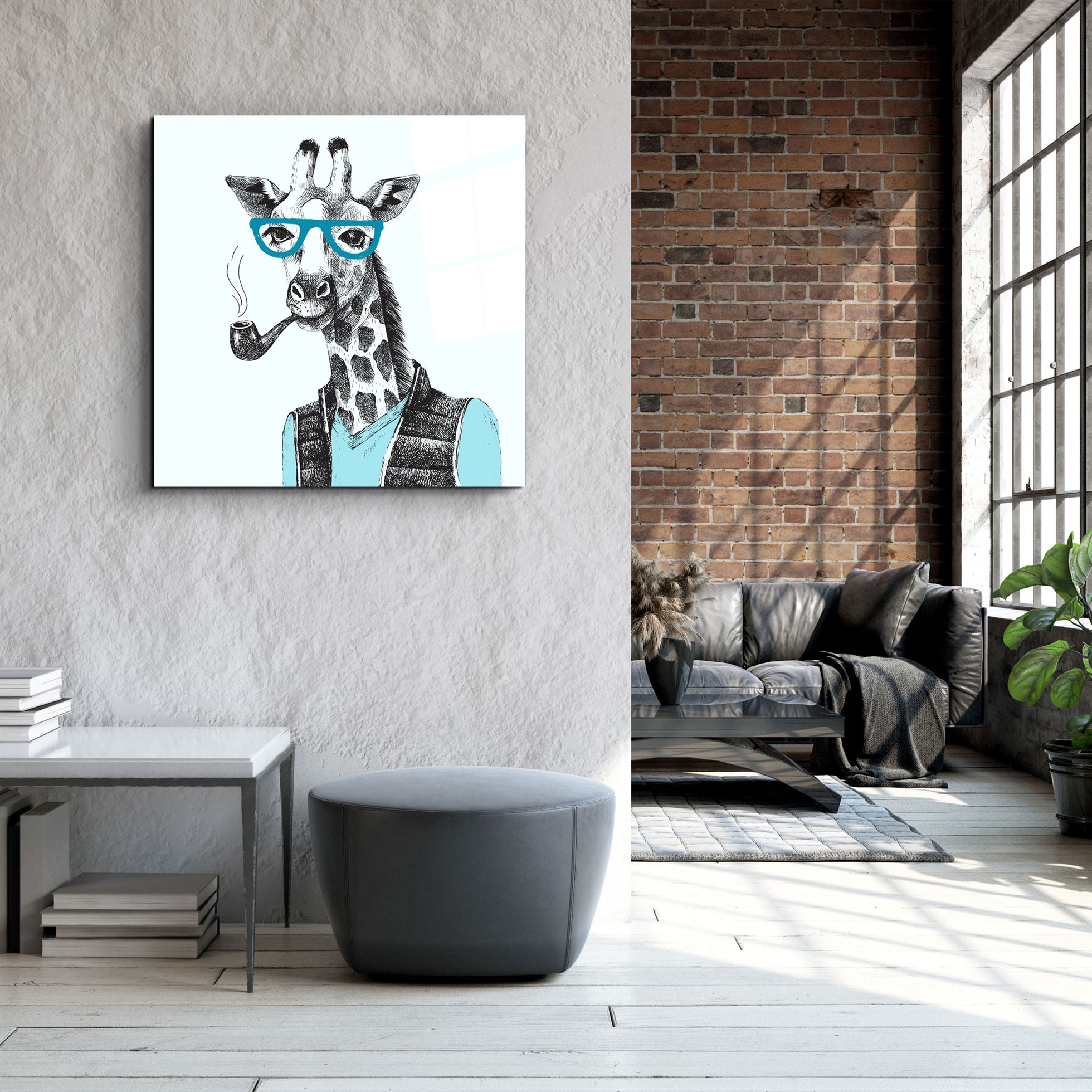 ・"Girafe de la Baie"・Art mural en verre