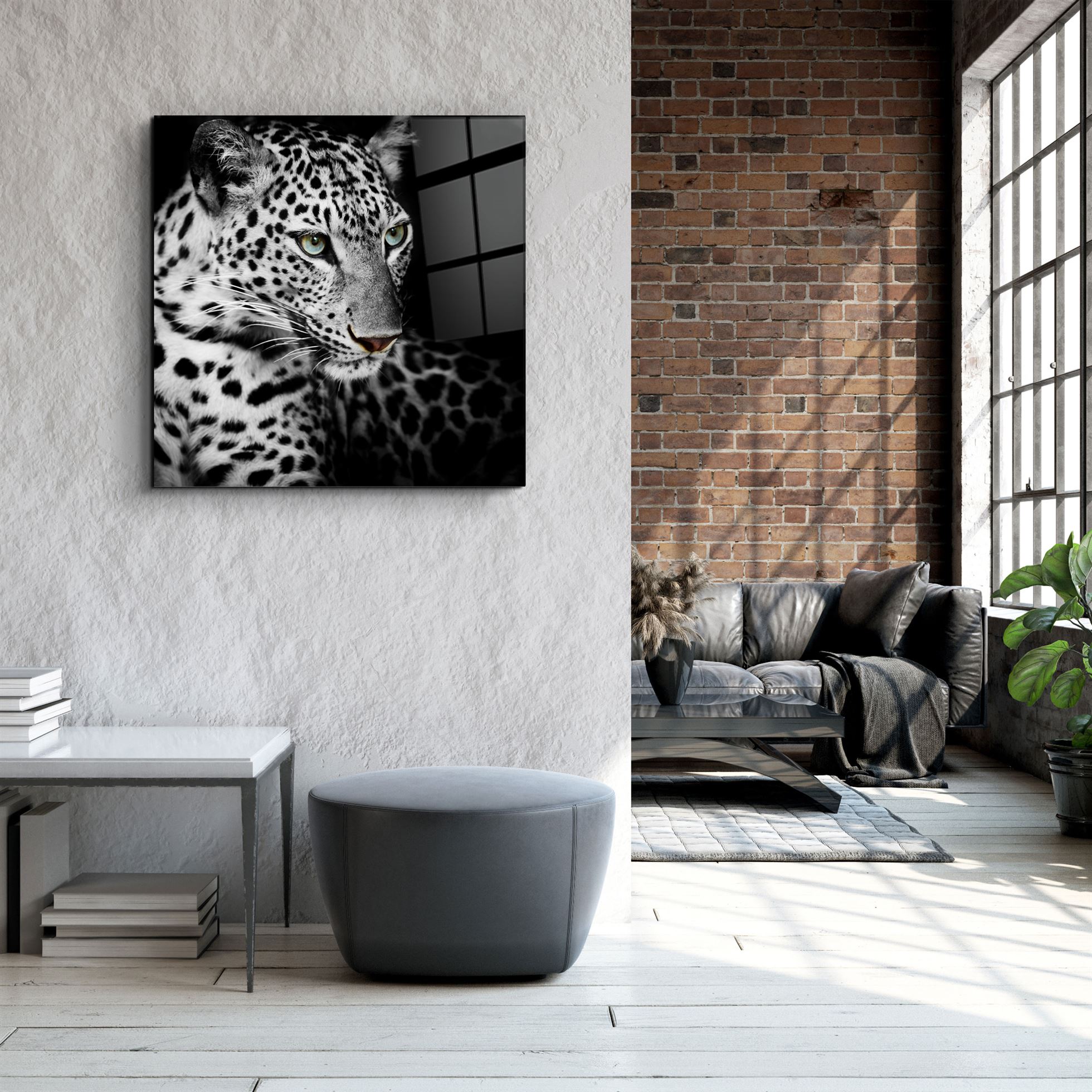 ・„Leopard“・<tc>Glasbild</tc>