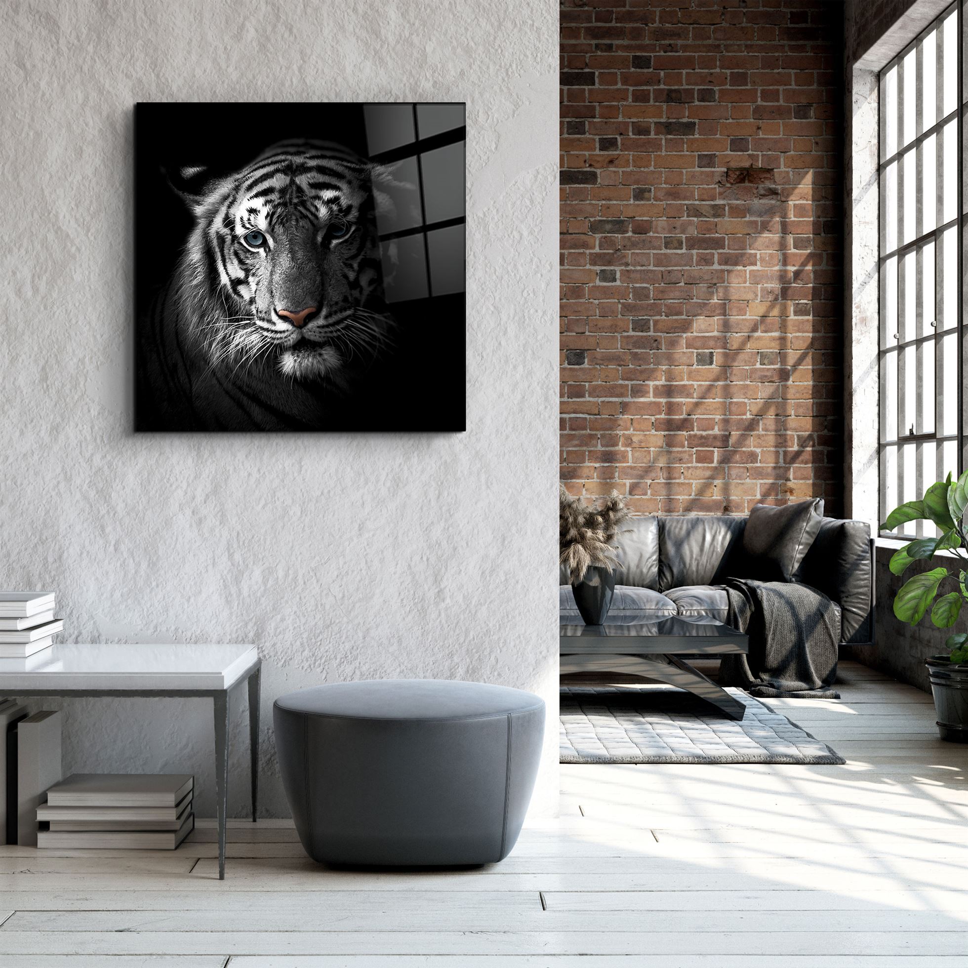 ・"Tigre"・Art mural en verre