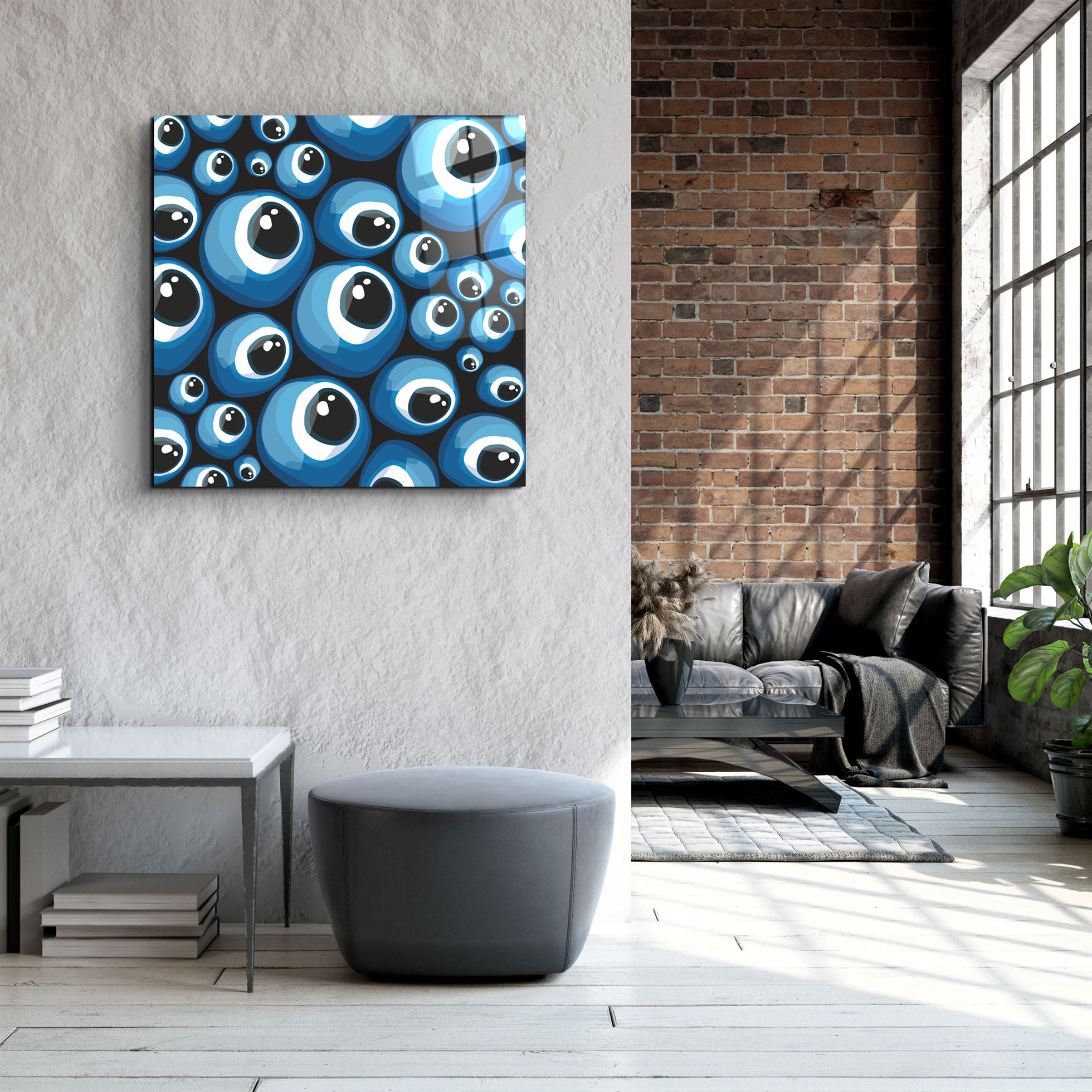 ・"Eyeballs"・Glass Wall Art