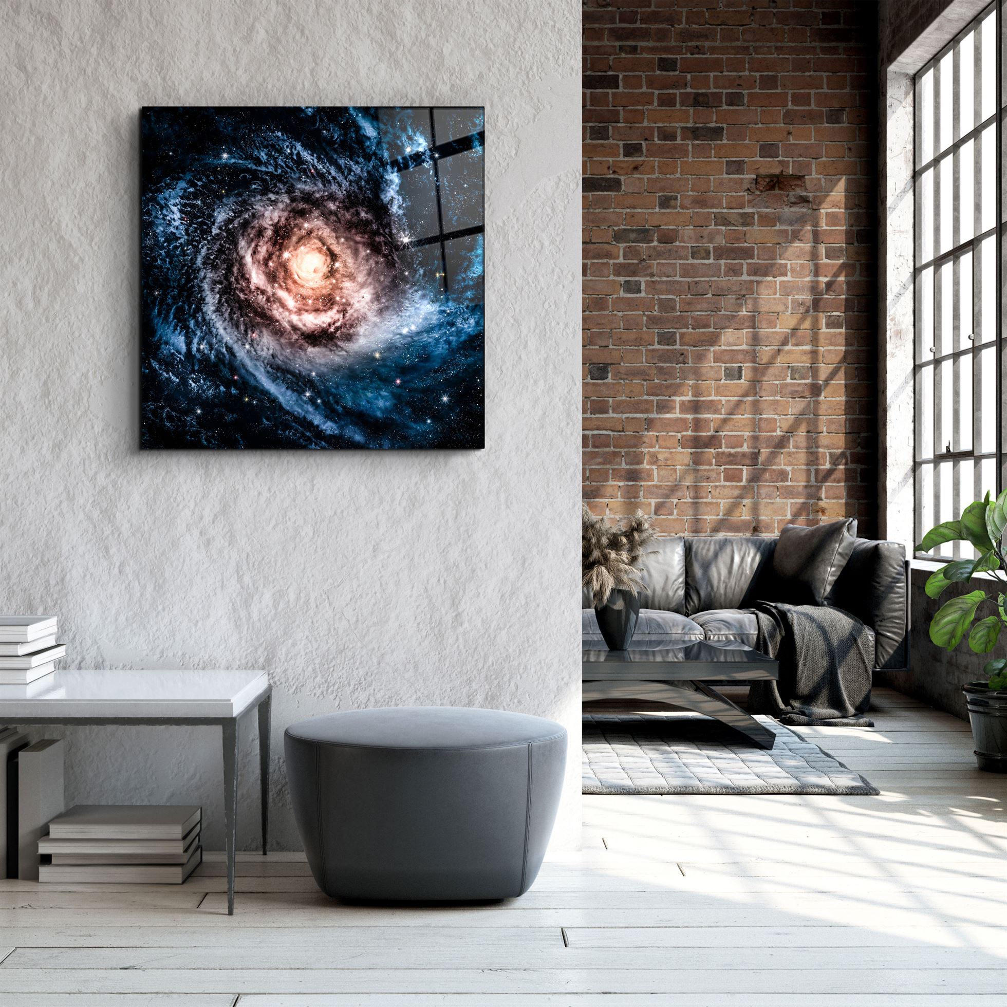 ・"In the Space-3"・Glass Wall Art