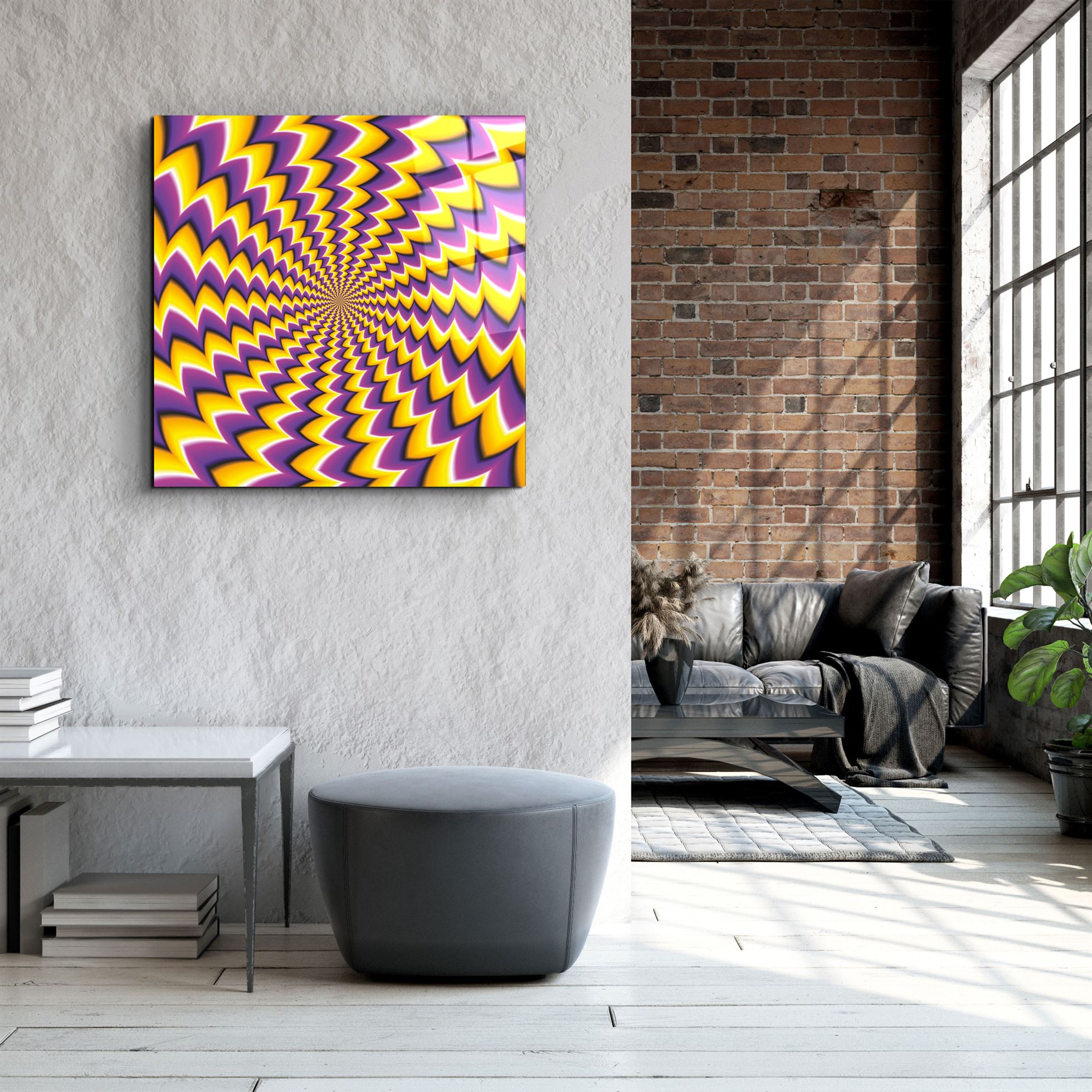 ・"Hypnotize"・Glass Wall Art