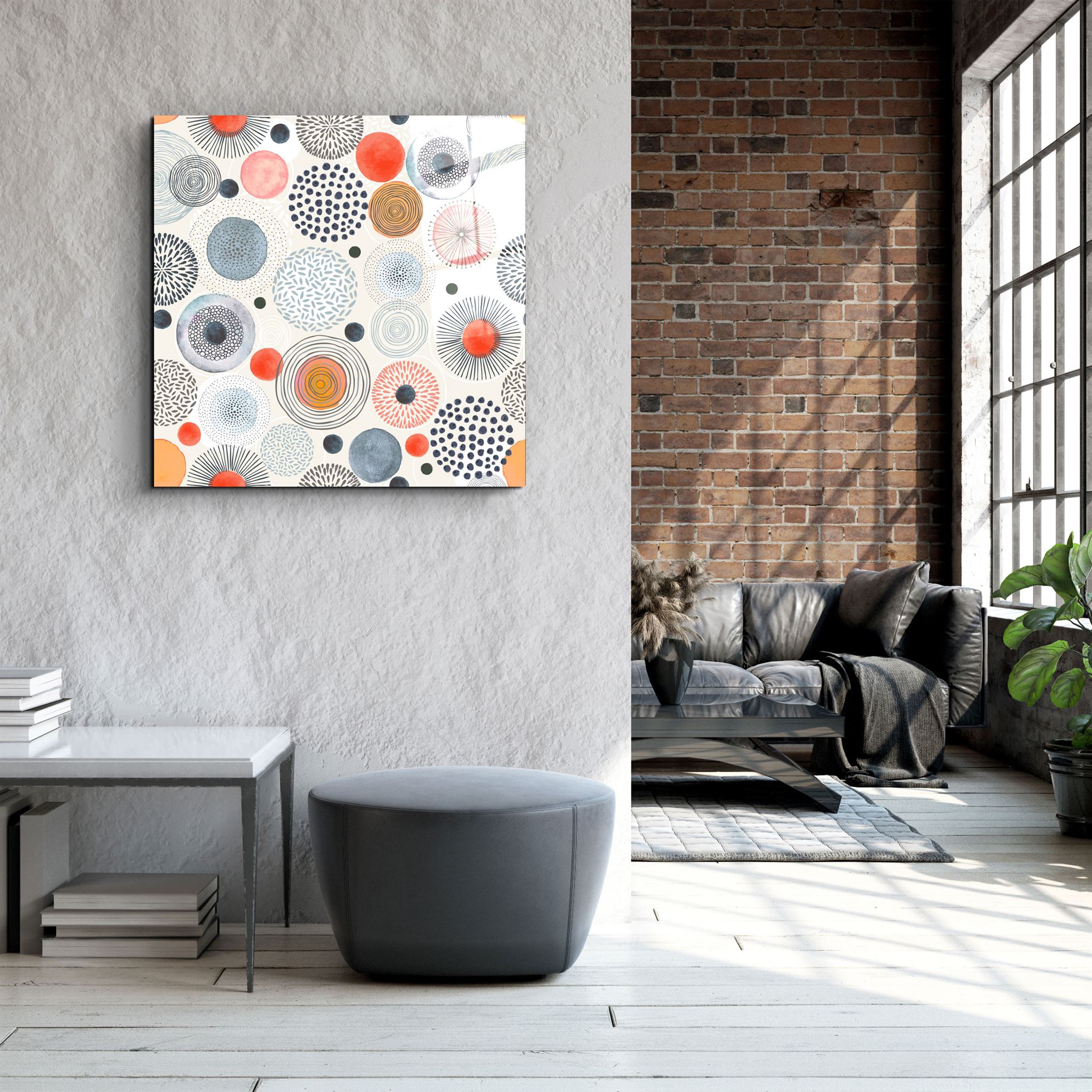 ・"Abstract Patterns"・Glass Wall Art