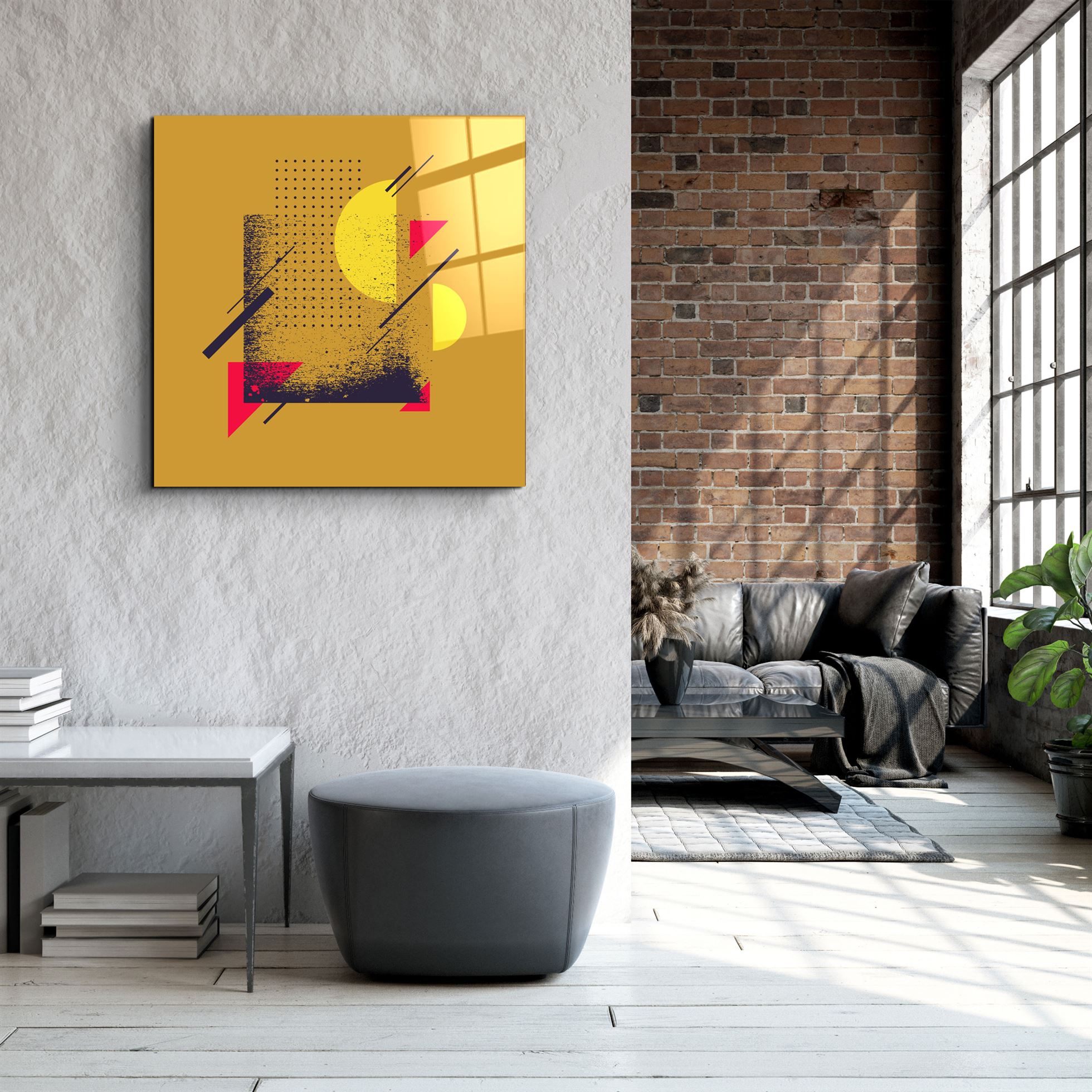 ・"Abstract17"・Glass Wall Art