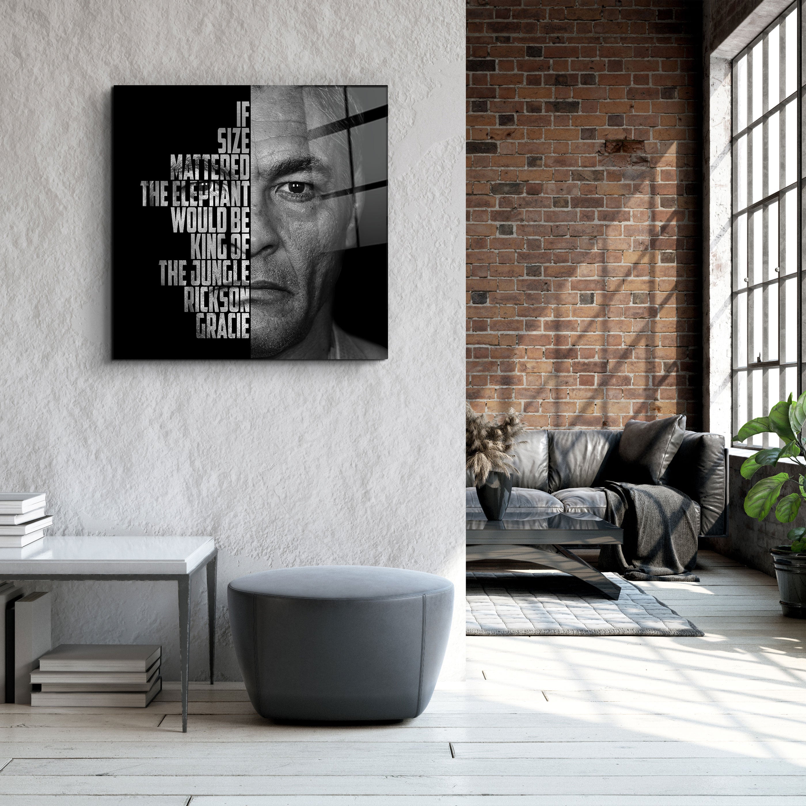 ・„Rickson Gracie“・<tc>Glasbild</tc>