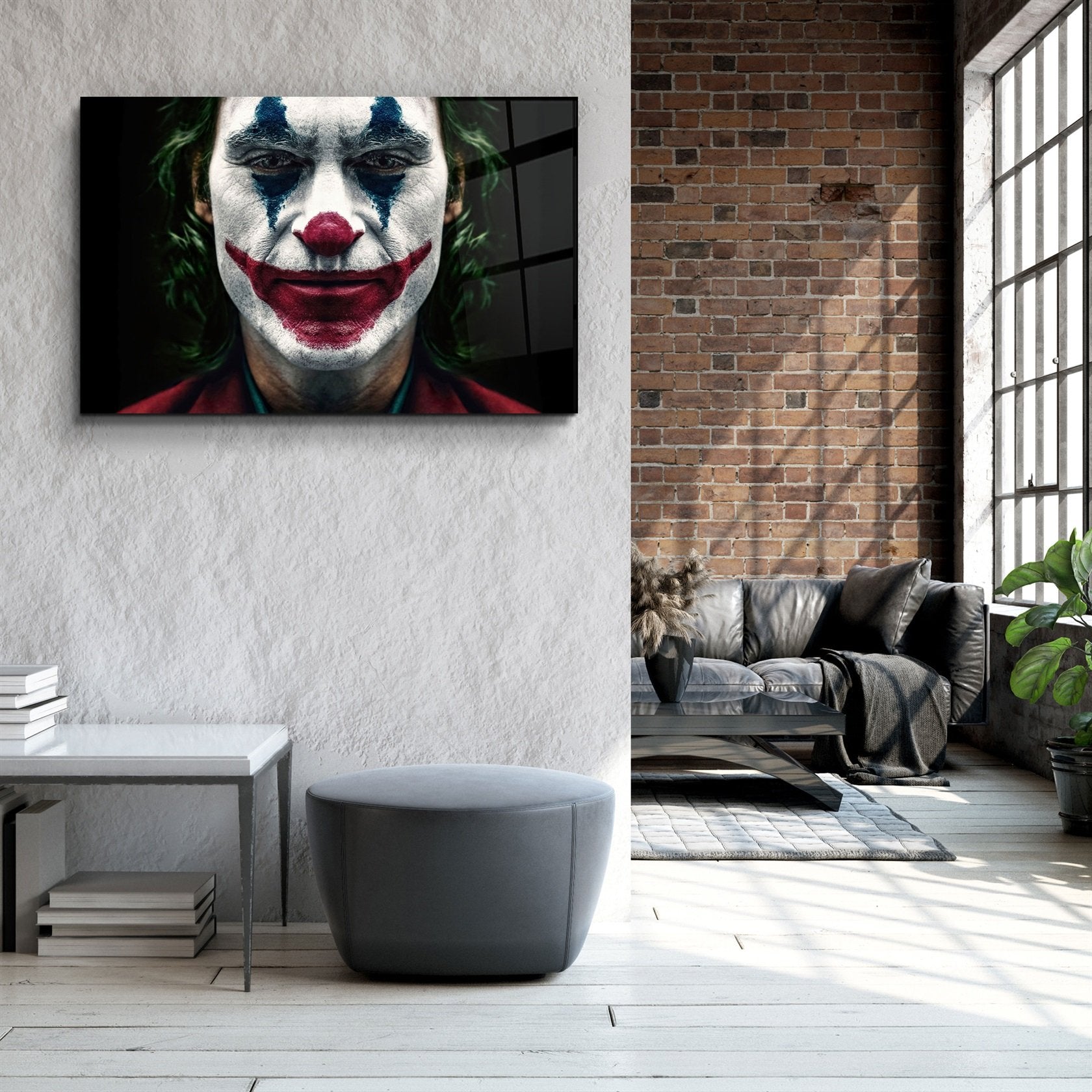 ・"Joker - Sourire"・Art mural en verre