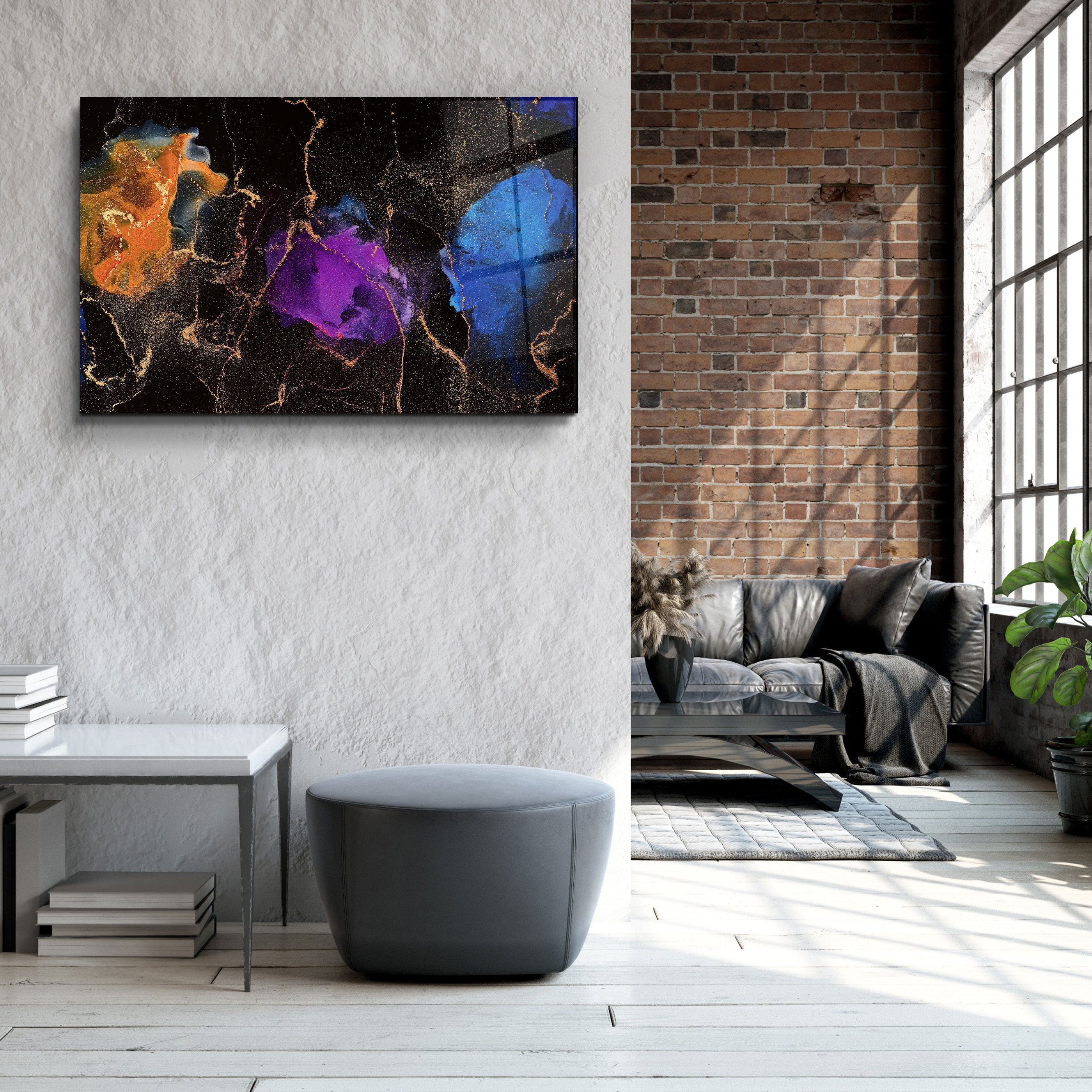 ・"Marble Design V3"・Art mural en verre