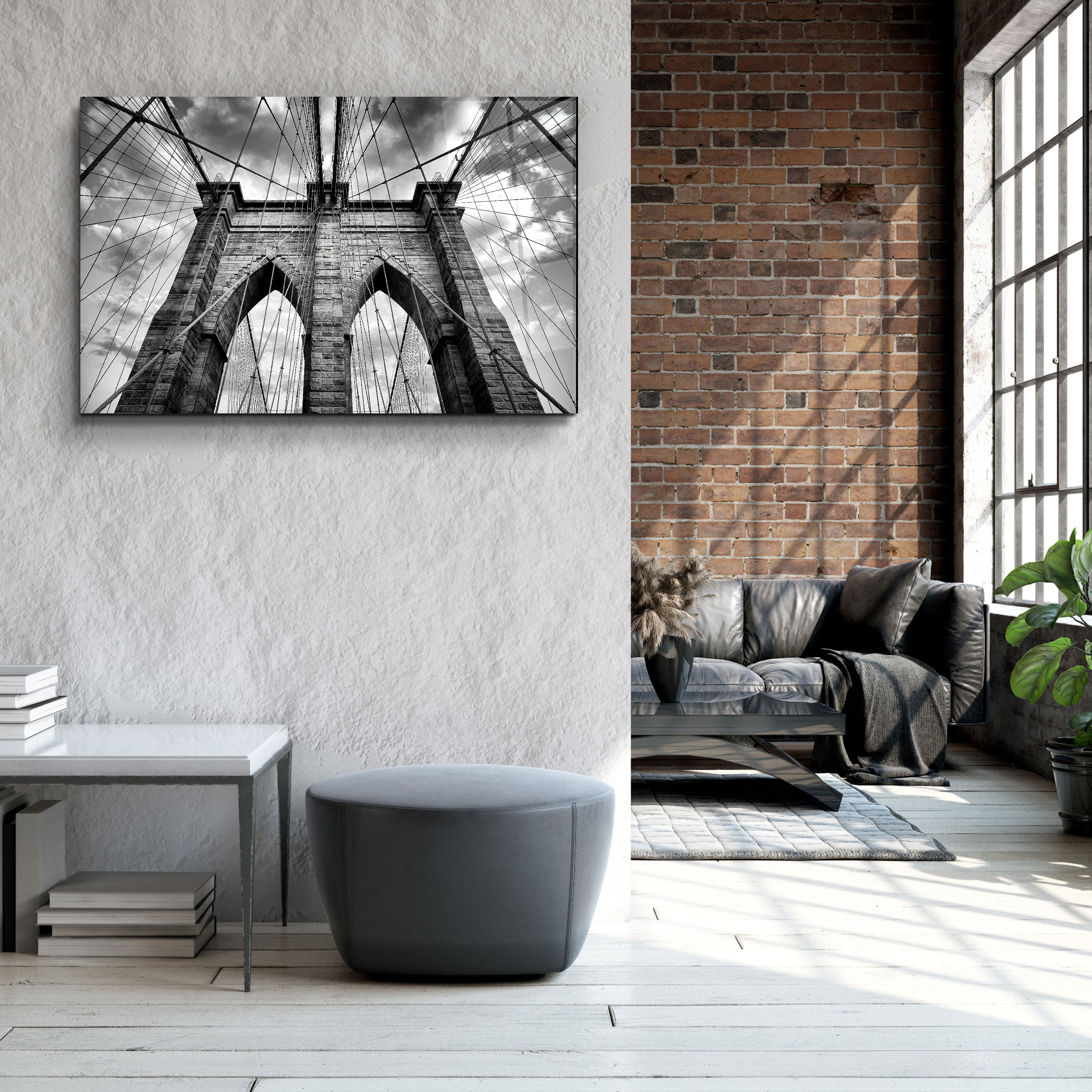 ・"Pont de Brooklyn"・Art mural en verre