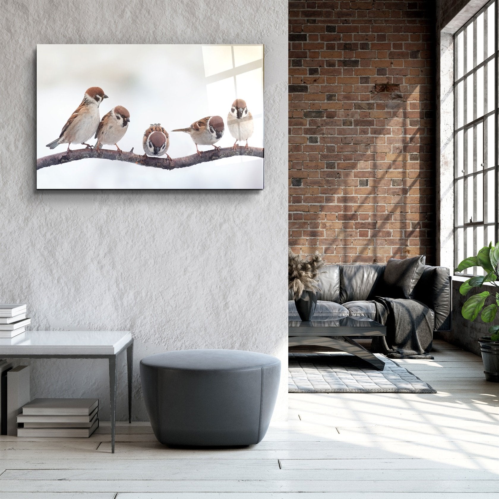 ・"Oiseaux"・Art mural en verre