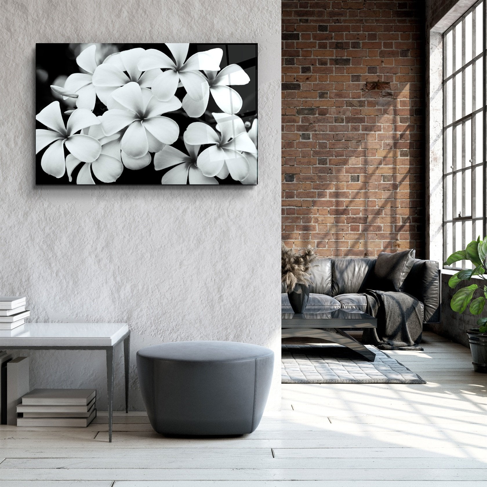 ・"Fleur"・Art mural en verre