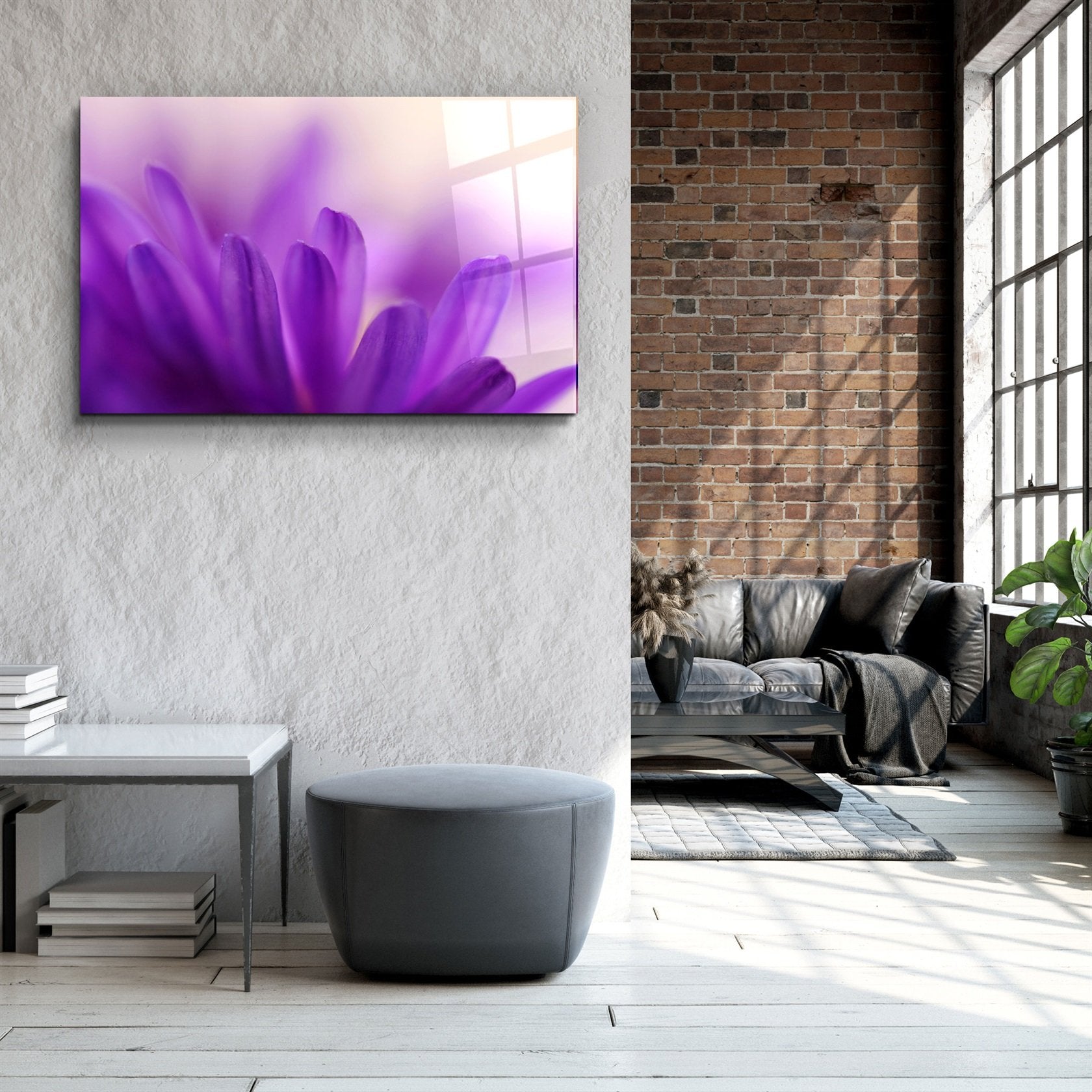 ・"Flower"・Glass Wall Art