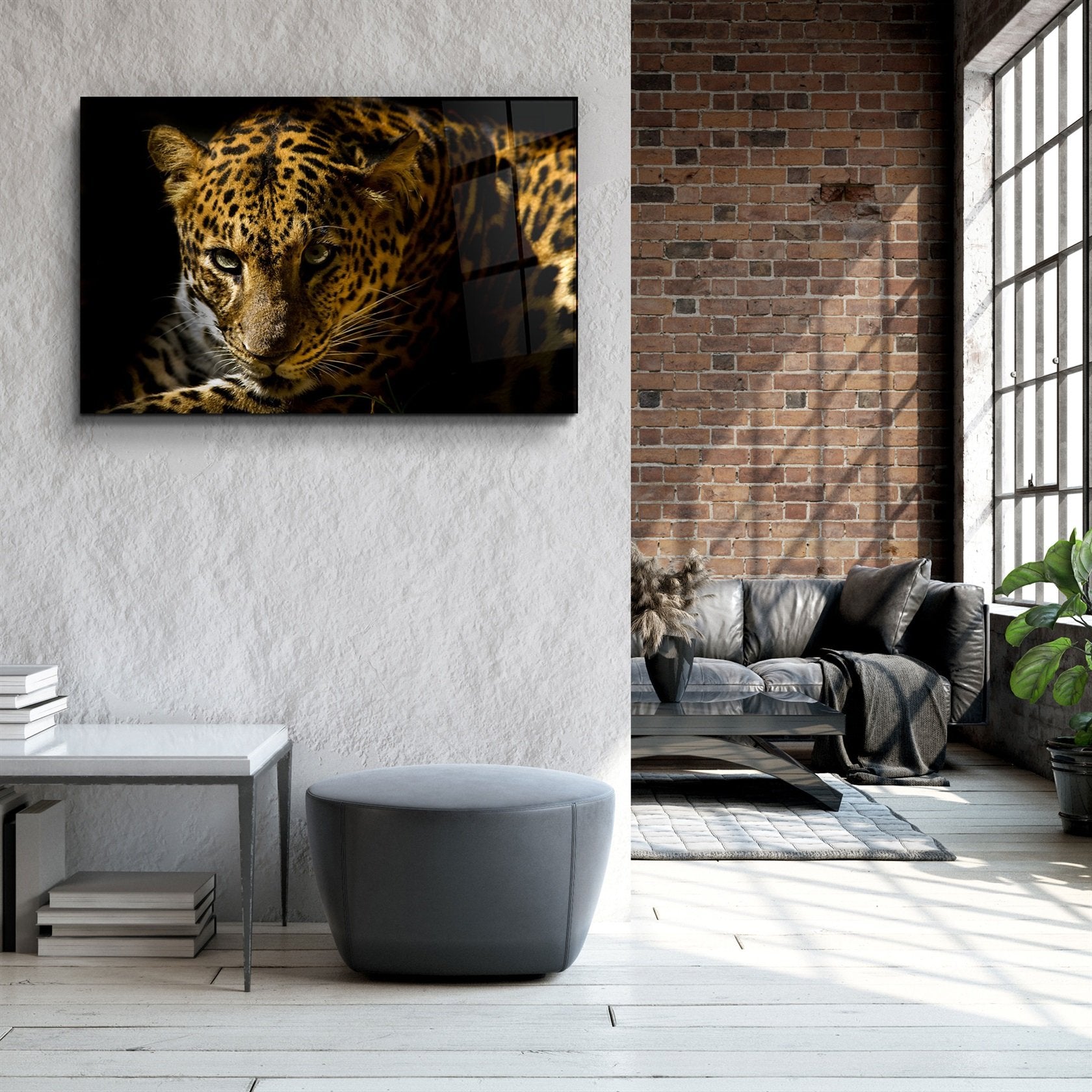 ・„Leopard“・<tc>Glasbild</tc>