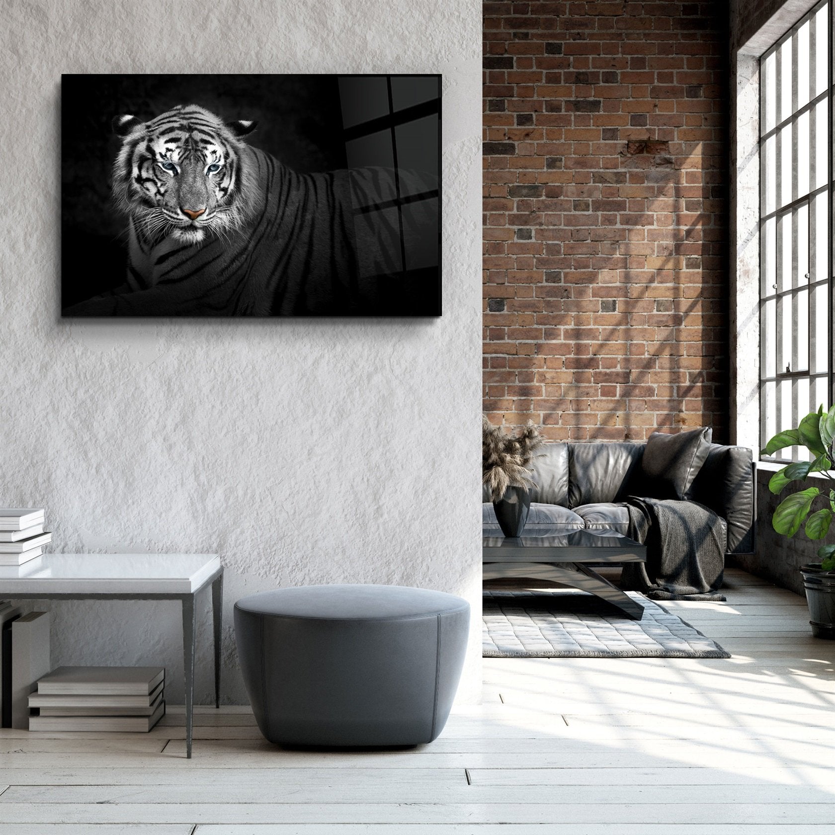 ・"Tiger 4"・Glass Wall Art