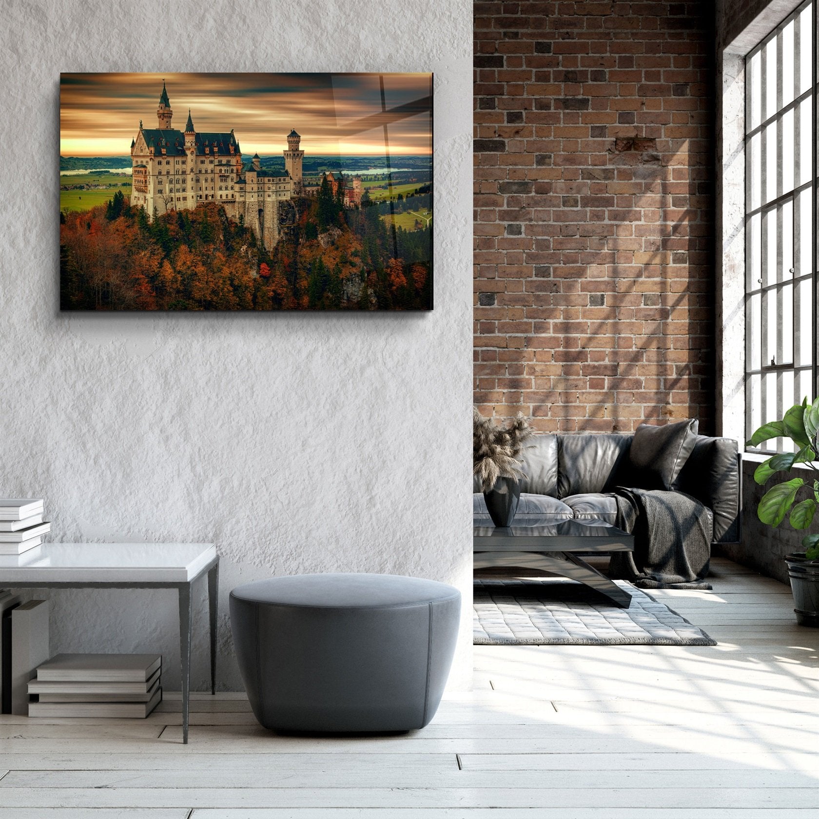 ・"Castle"・Glass Wall Art