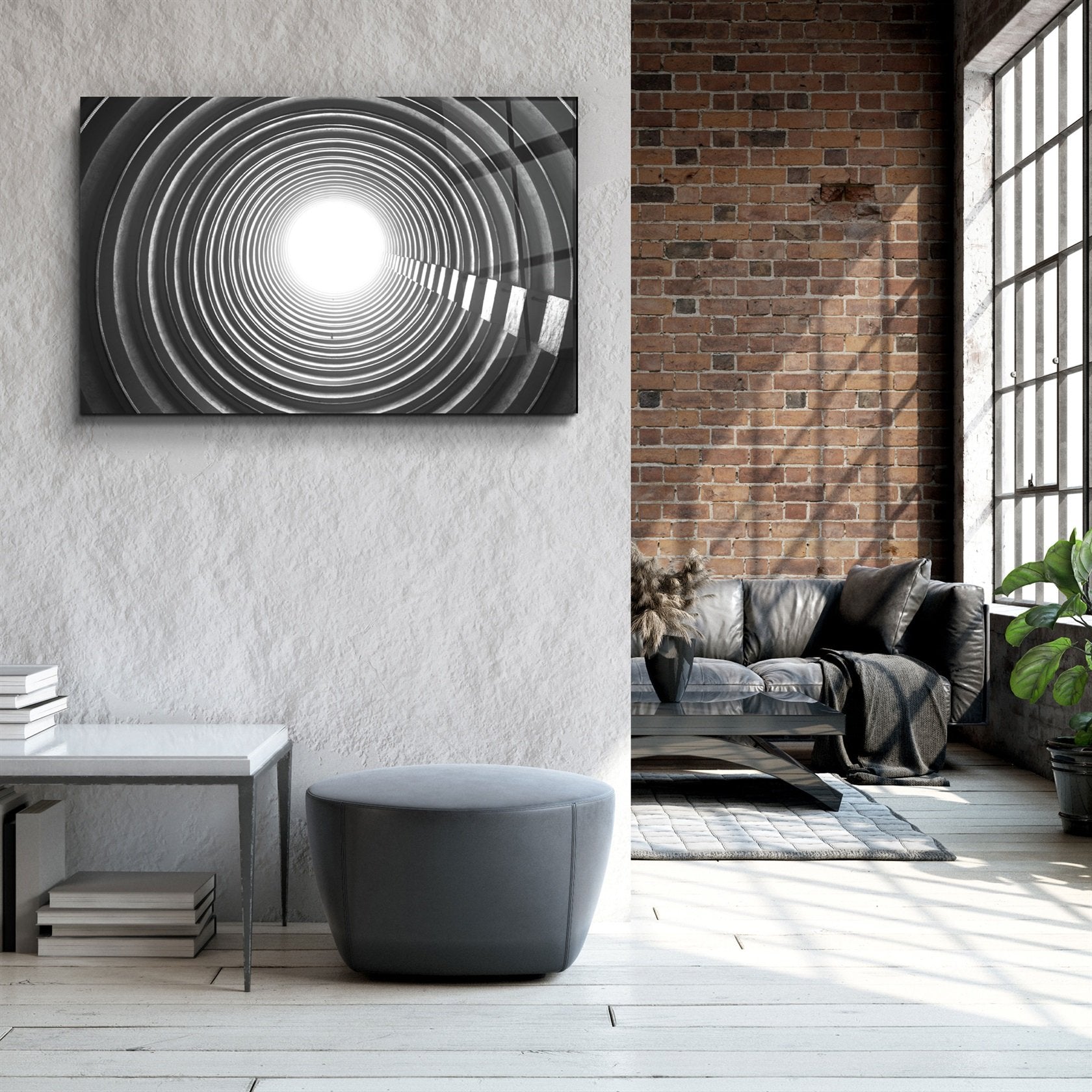 ・"The End of Tunnel"・Glass Wall Art