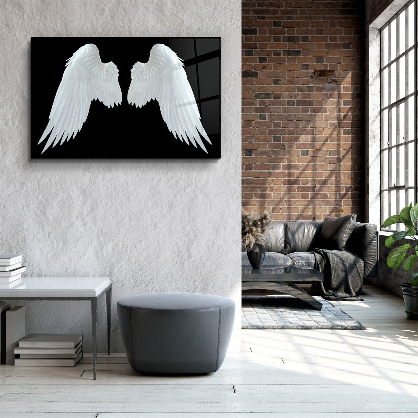 ・"Angel Wings"・Glass Wall Art