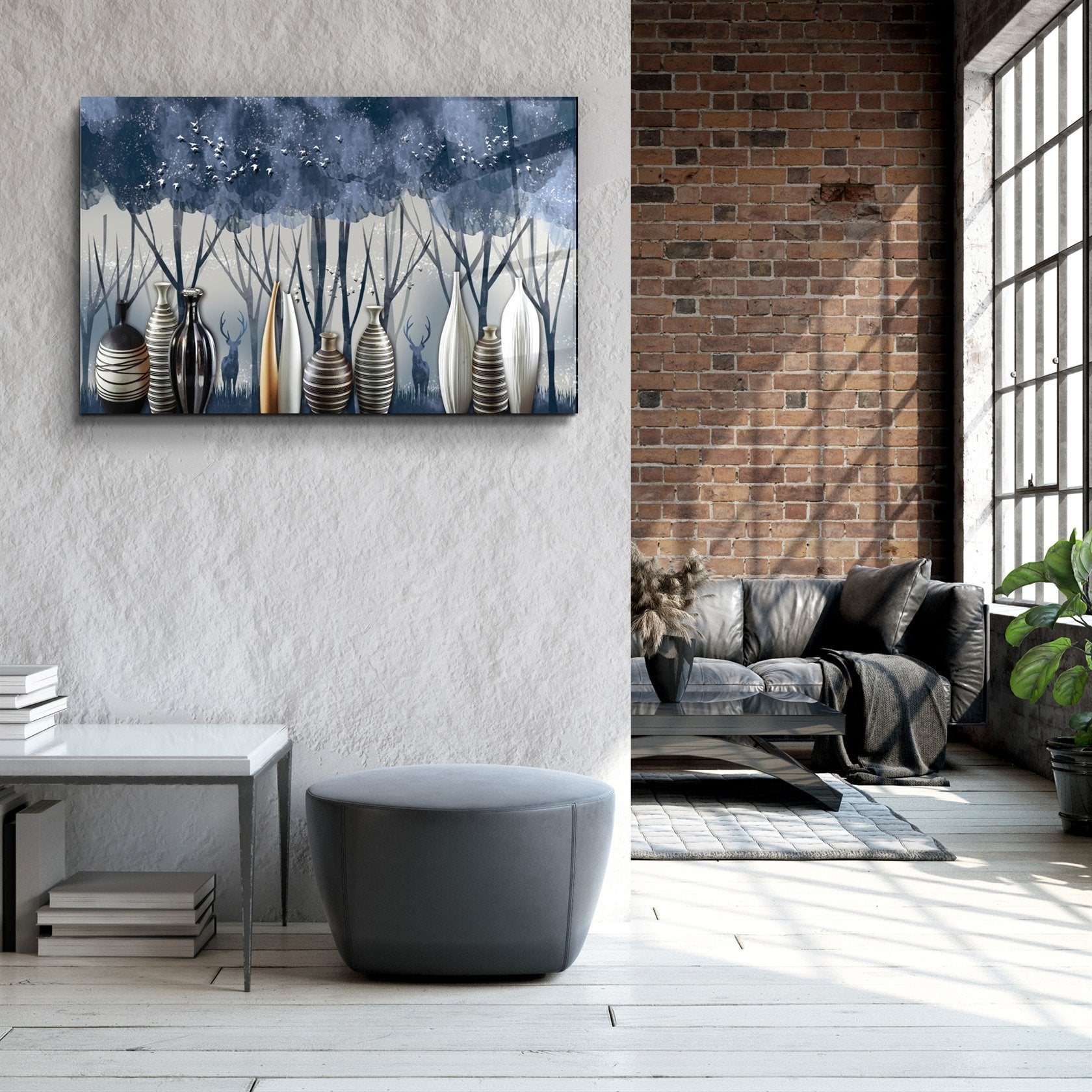 ・"Cute Forest4"・Art mural en verre