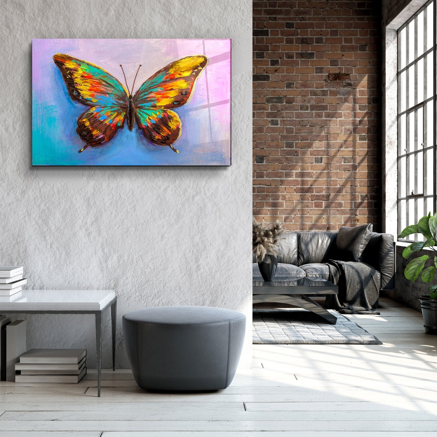 ・„Butterfly 4“・<tc>Glasbild</tc>