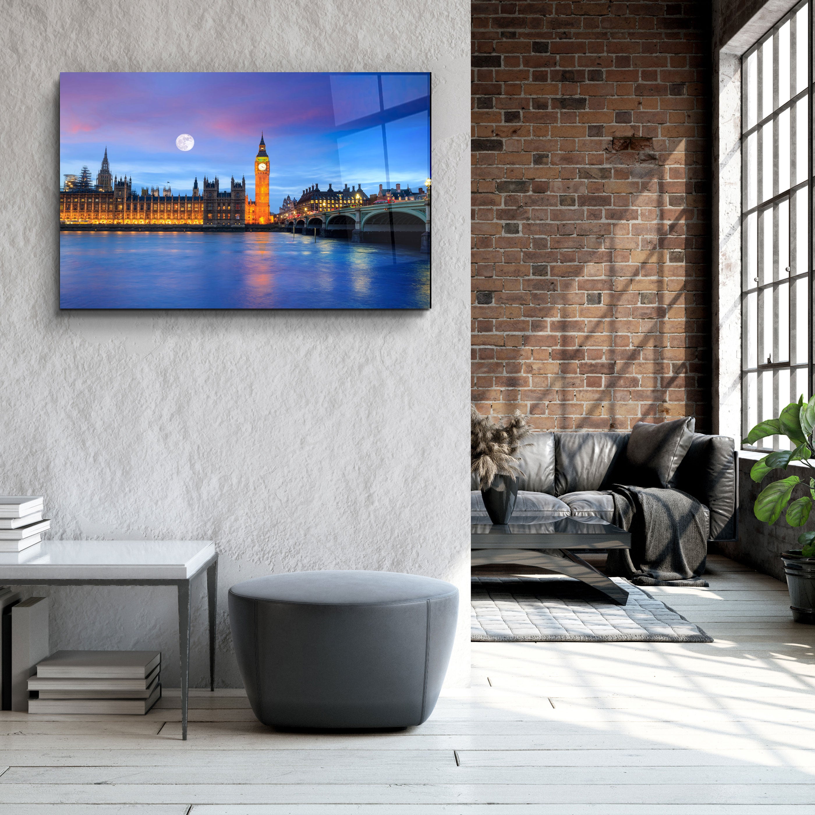 ・„Skyline von London – Großbritannien“・<tc>Glasbild</tc>