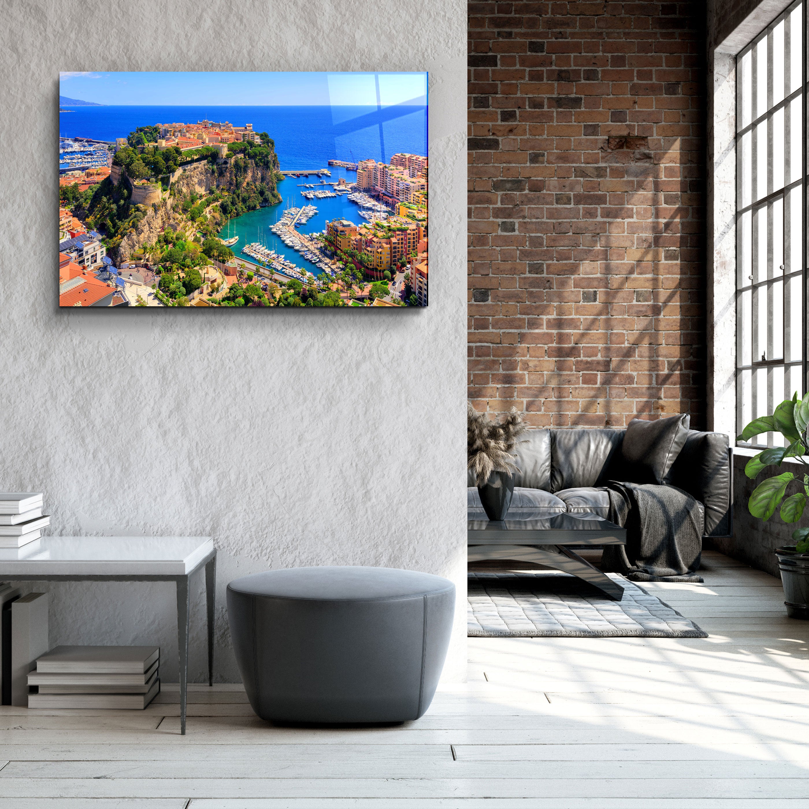 ・"Monaco"・Art mural en verre