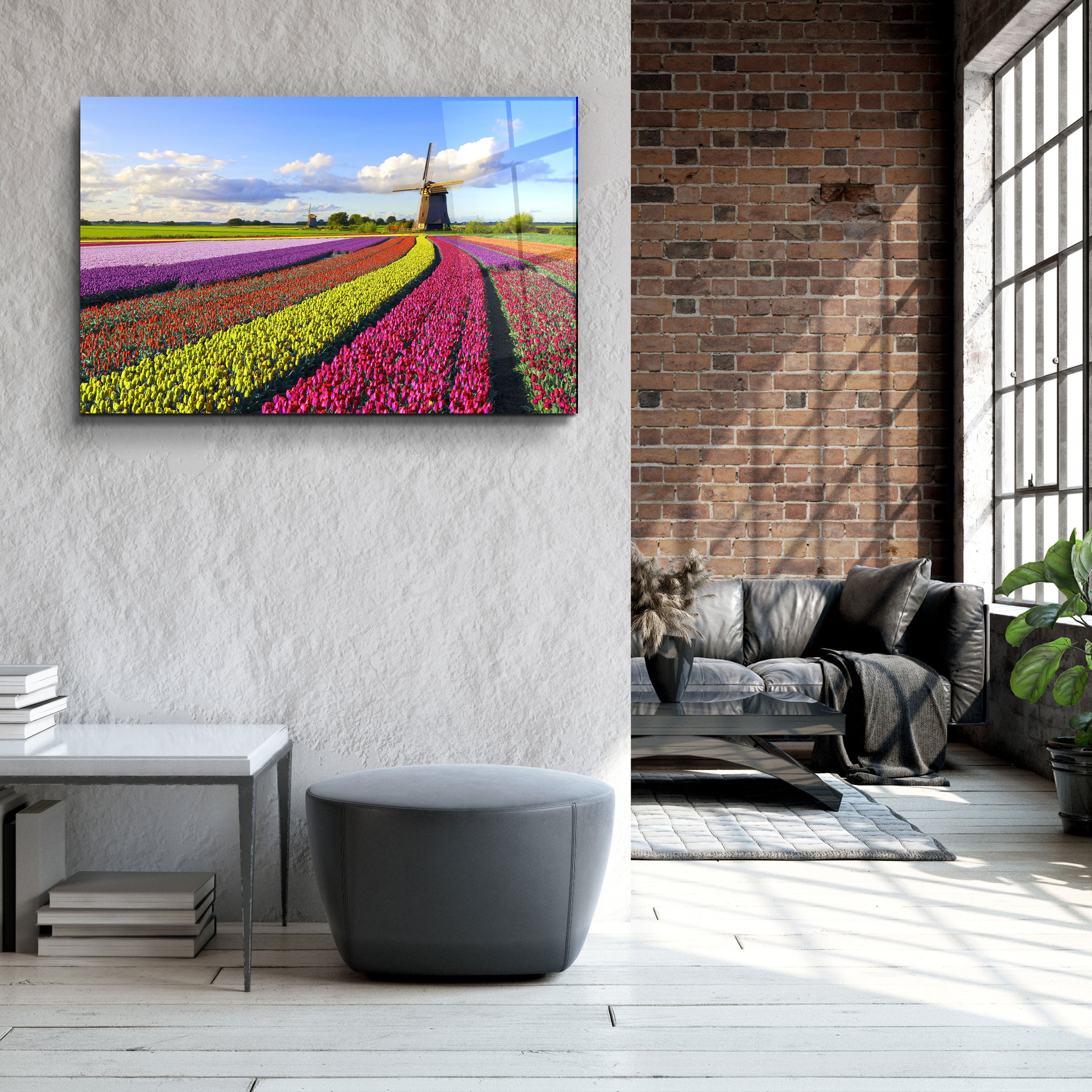 ・"Tulips Of Amsterdam"・Glass Wall Art