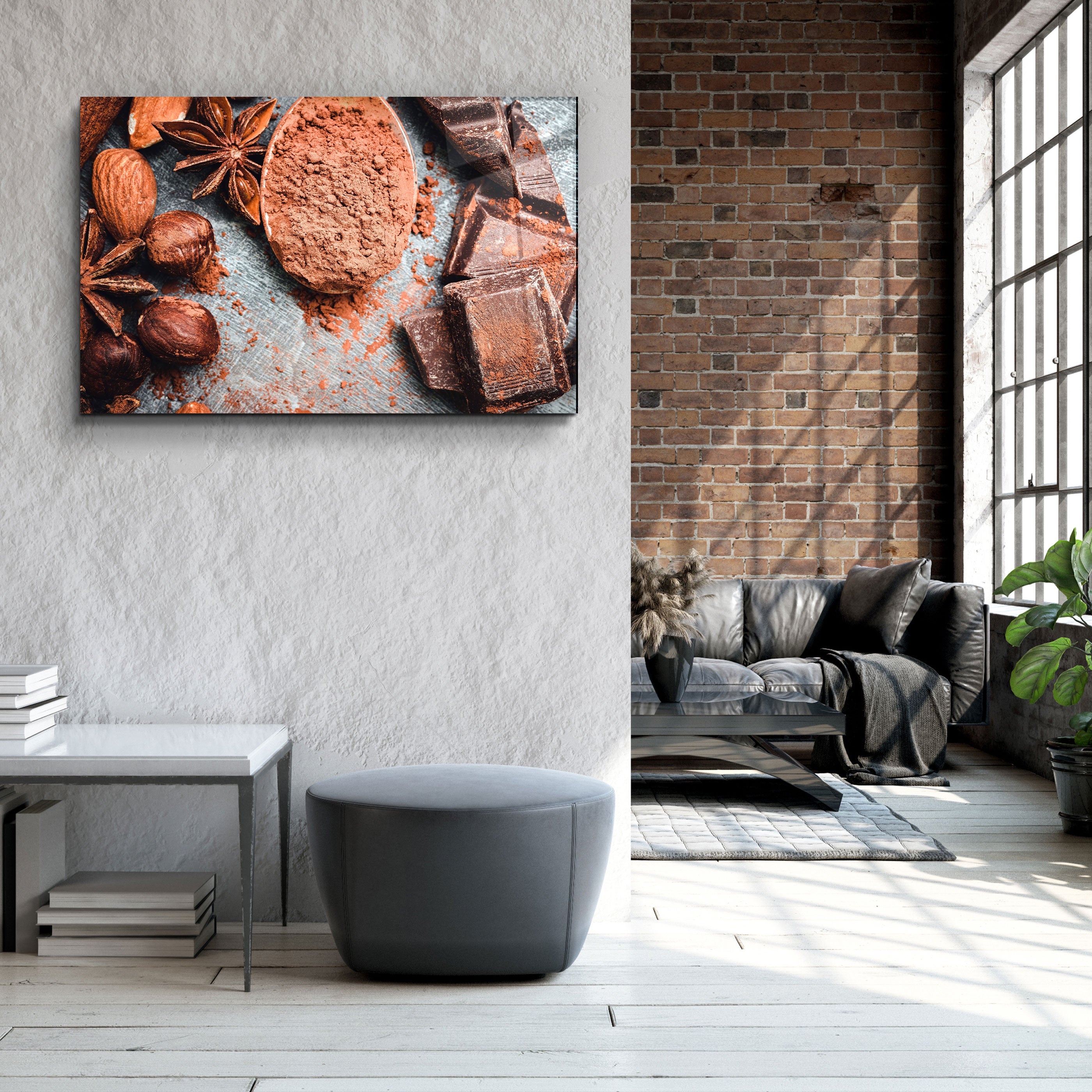 ・"Amande et chocolat"・Art mural en verre