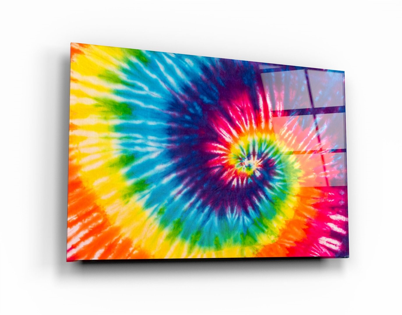 ・"Abstract Colorful Pattern"・Glass Wall Art