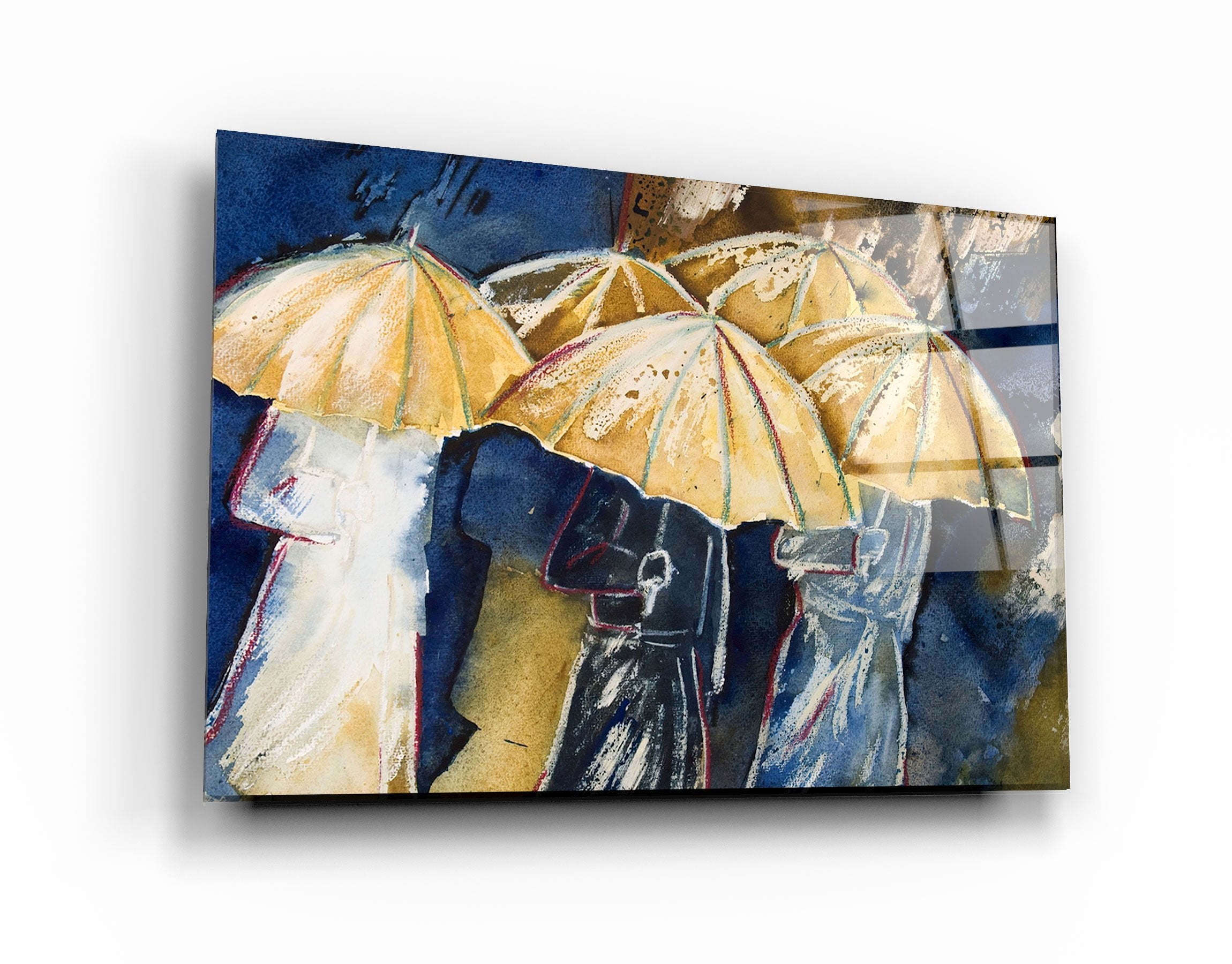 ・« Jour de pluie »・Art mural en verre