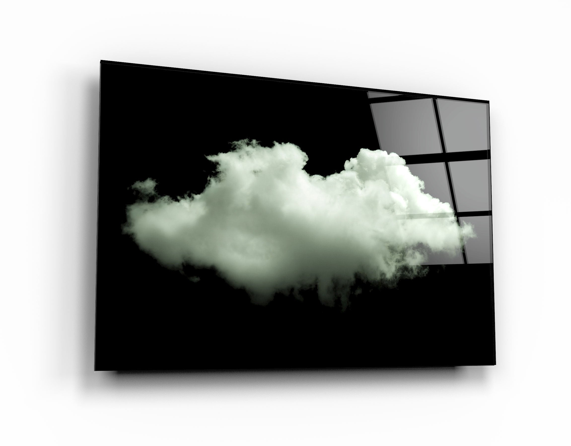 ・„Die Wolke“・<tc>Glasbild</tc>