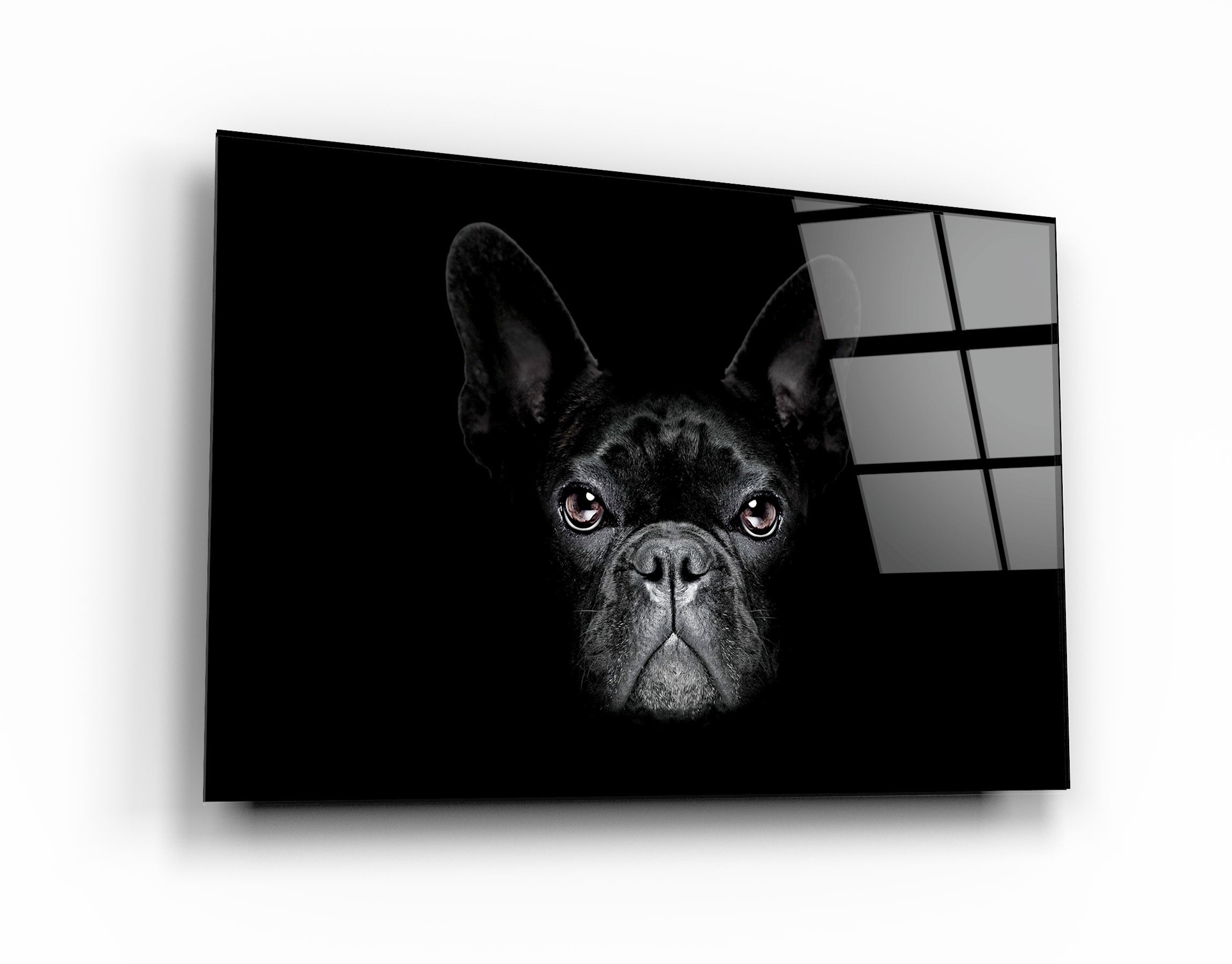 ・"The Pug"・Glass Wall Art