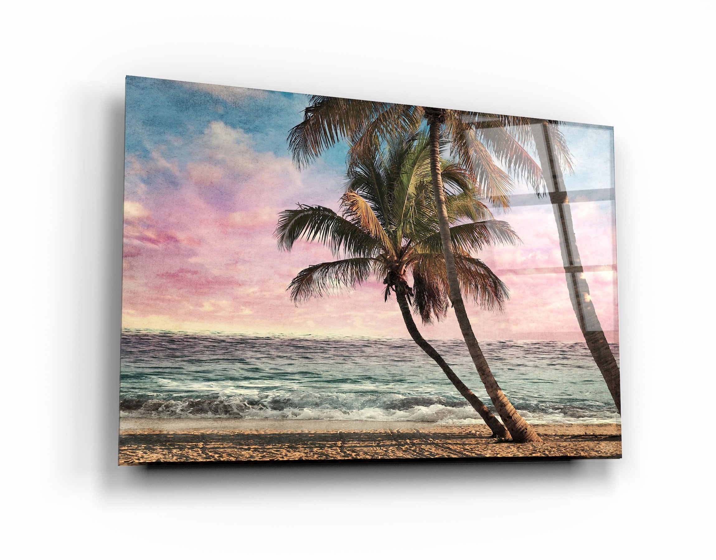 ・"Oil Painting Of The Tropical"・Glass Wall Art