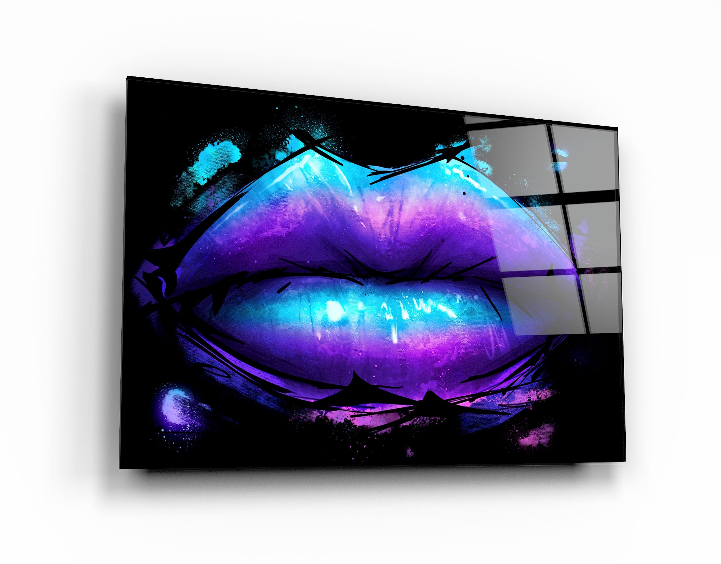 ・"Trippy Vibes"・Glass Wall Art