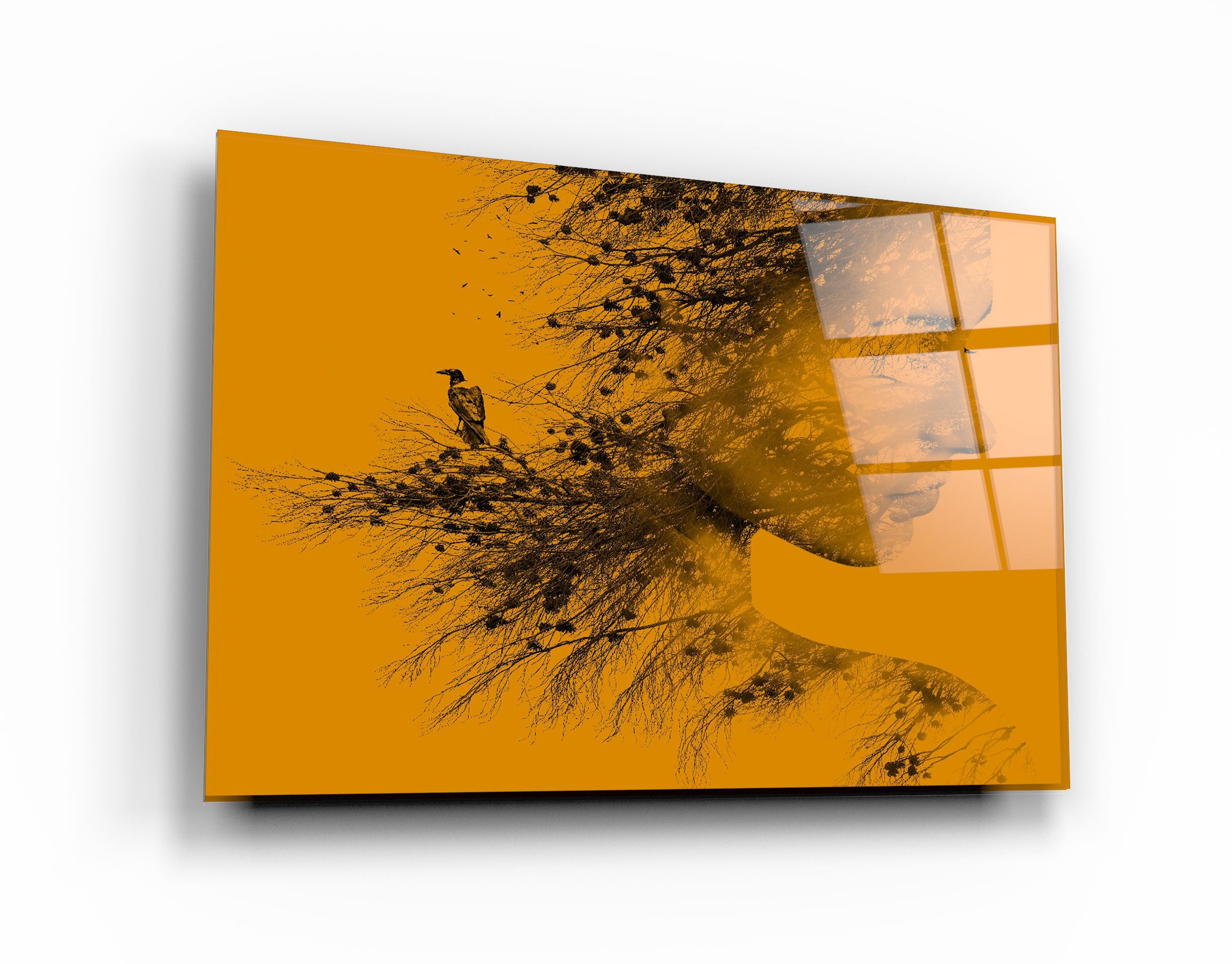 ・"Root V1"・Glass Wall Art