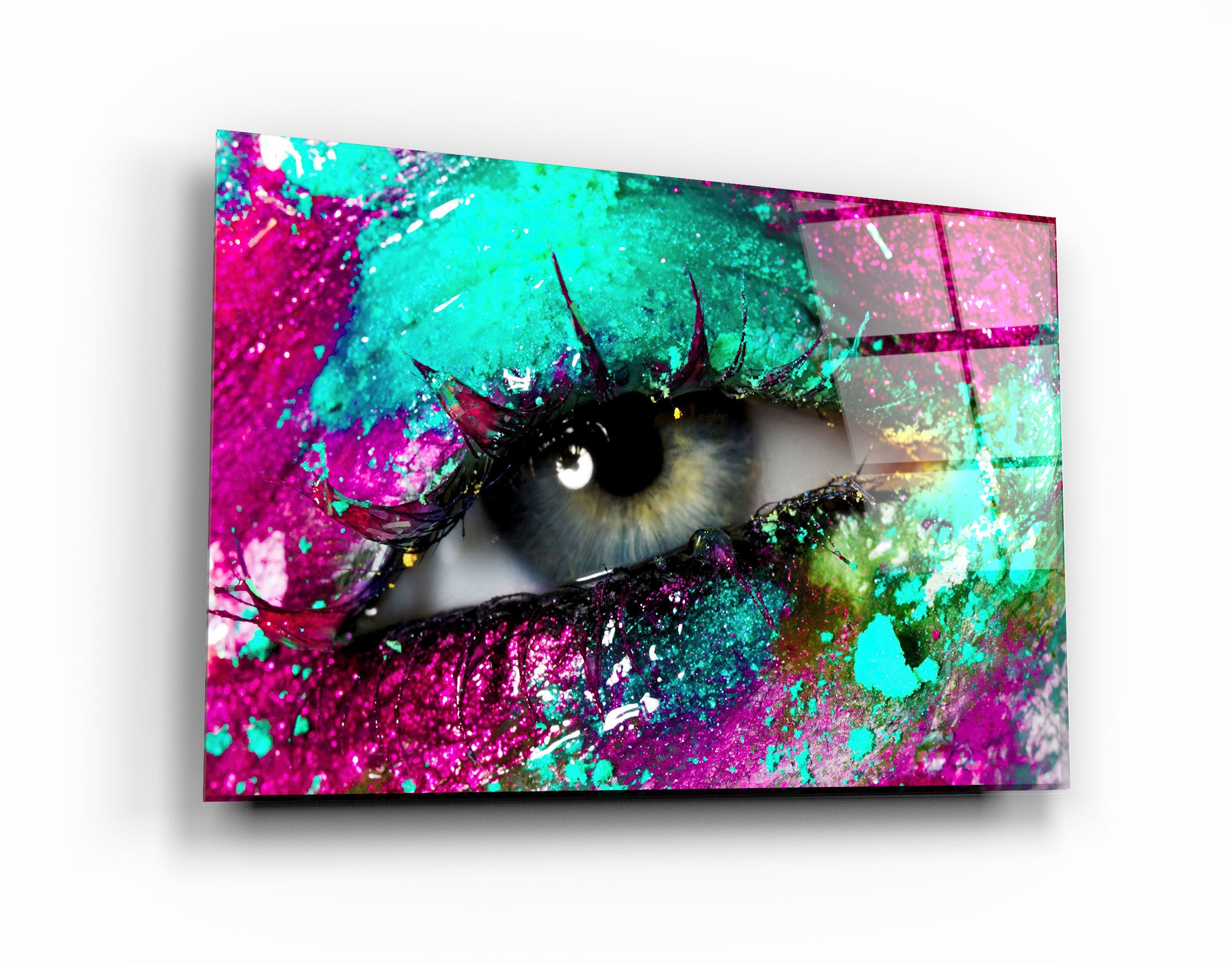 ・"Œil en couleurs V1"・Art mural en verre