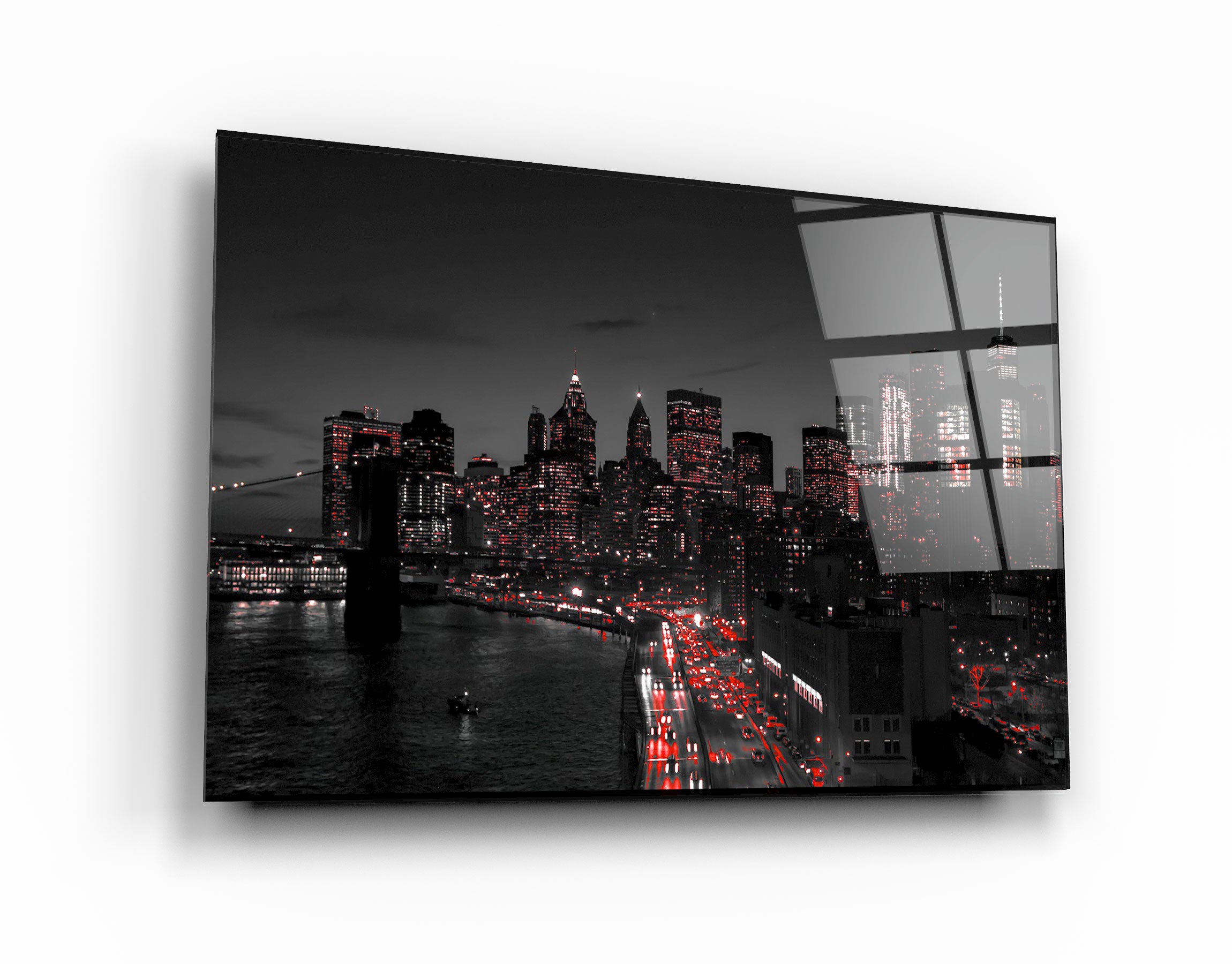 ・"Gotham City"・Glass Wall Art