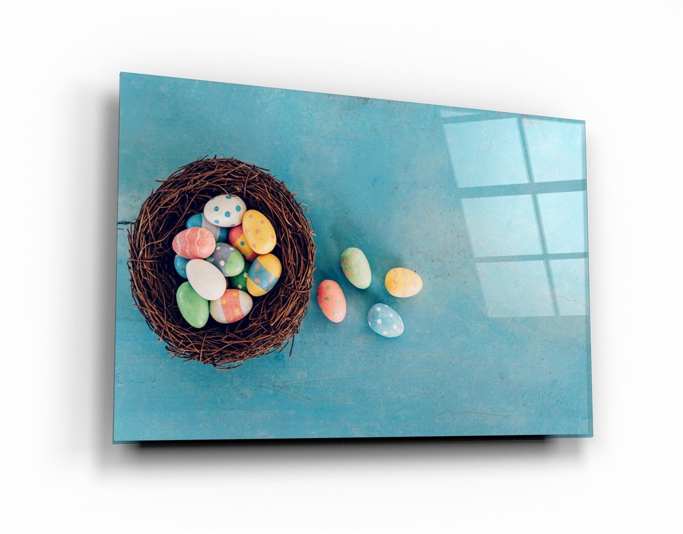 ・"Easter Egg"・Glass Wall Art