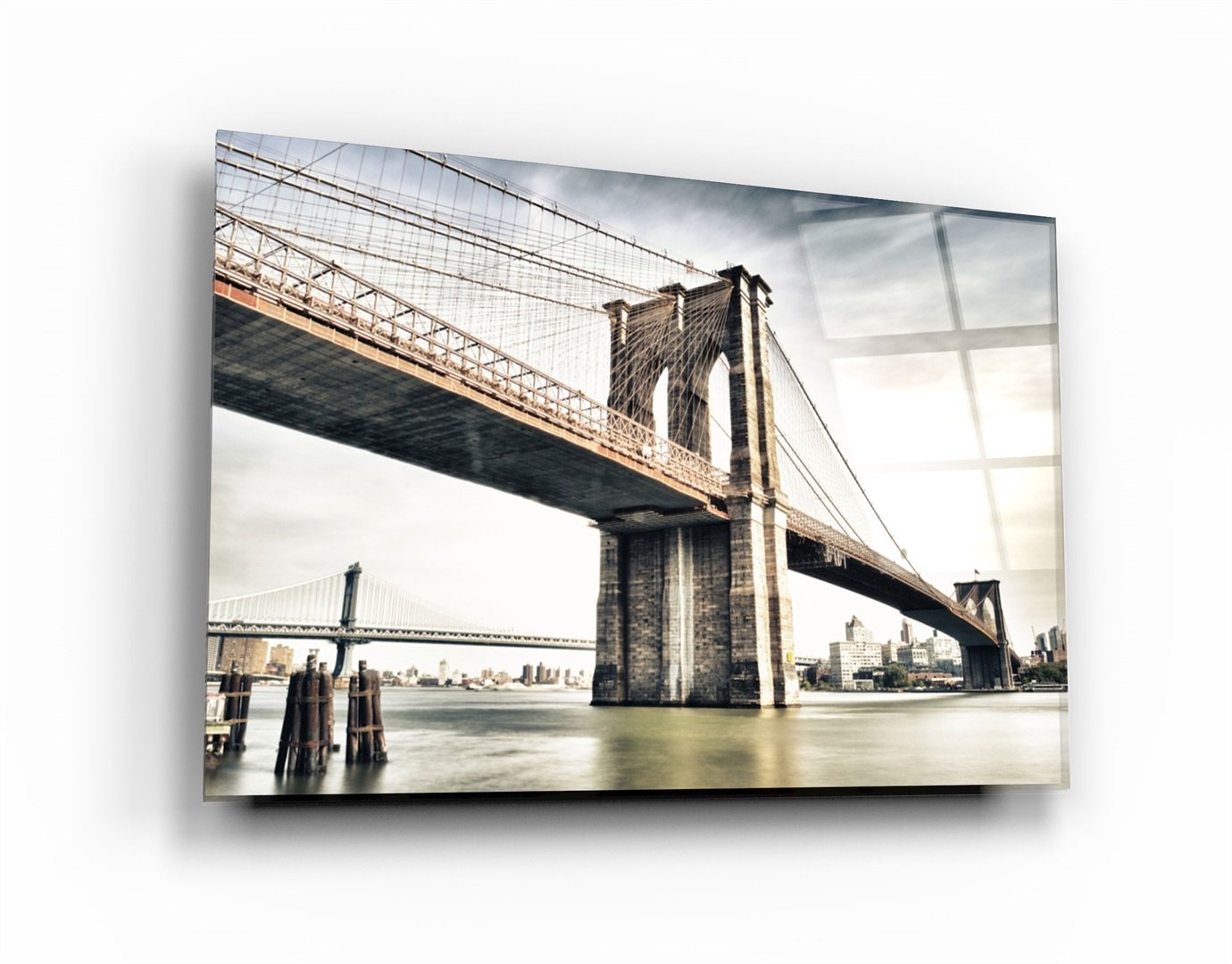 ・"Pont de Brooklyn"・Art mural en verre