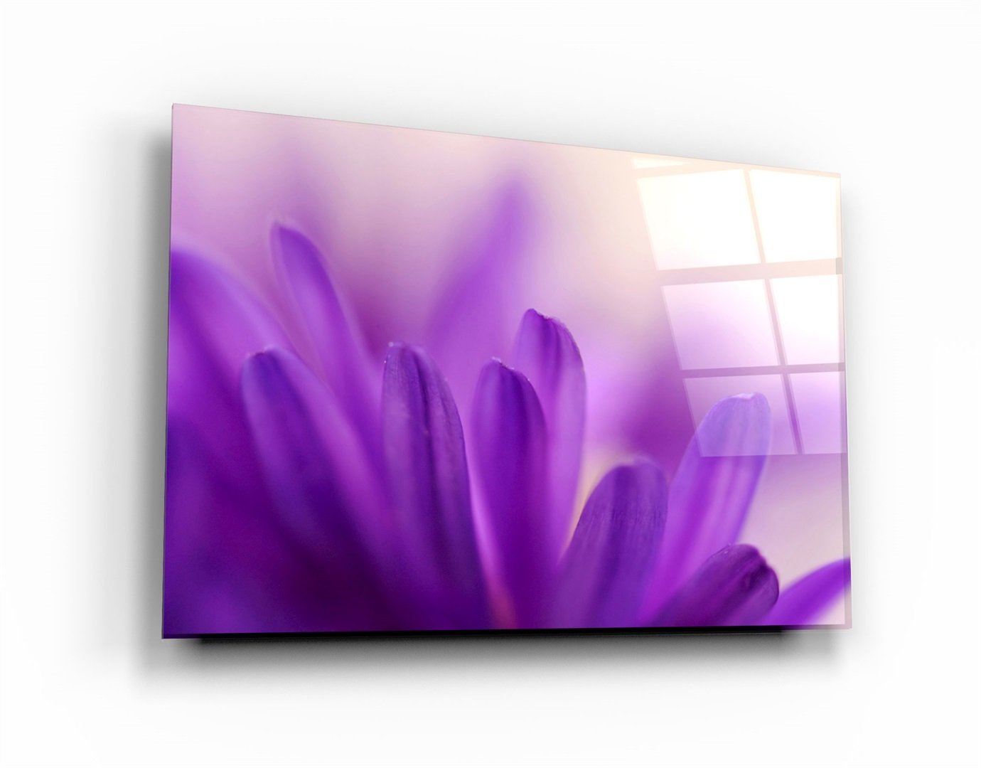 ・"Fleur"・Art mural en verre