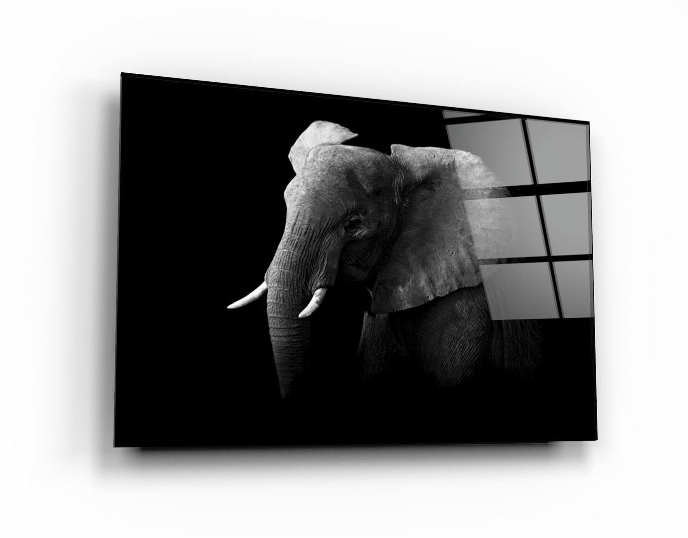 ・"Éléphant"・Art mural en verre