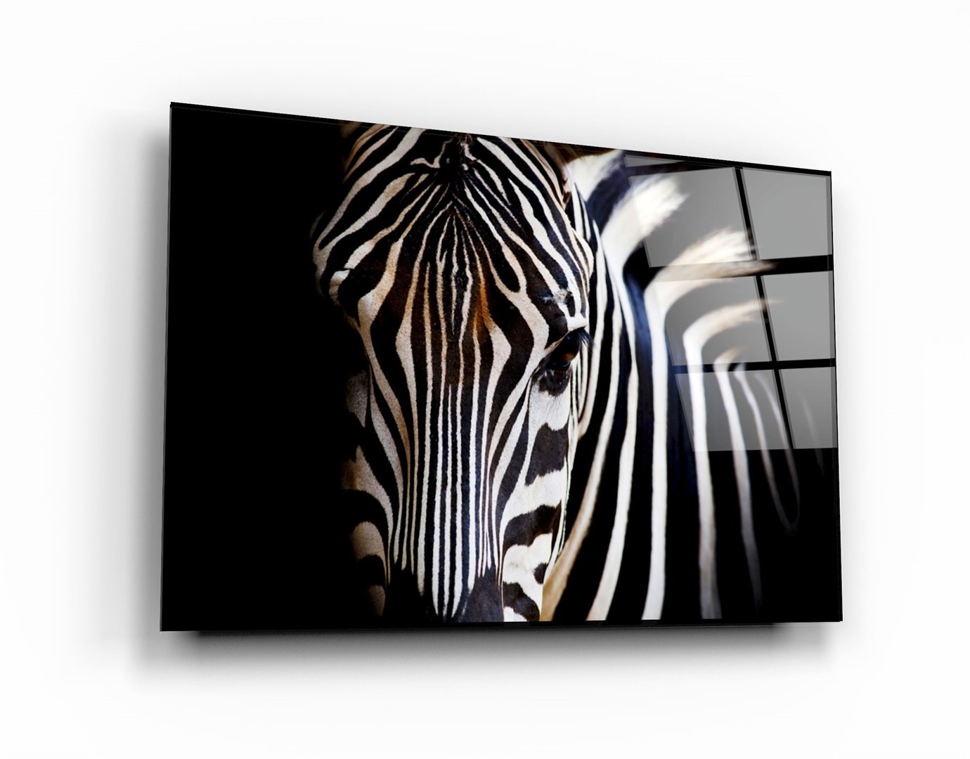 ・"Zebra"・Glass Wall Art