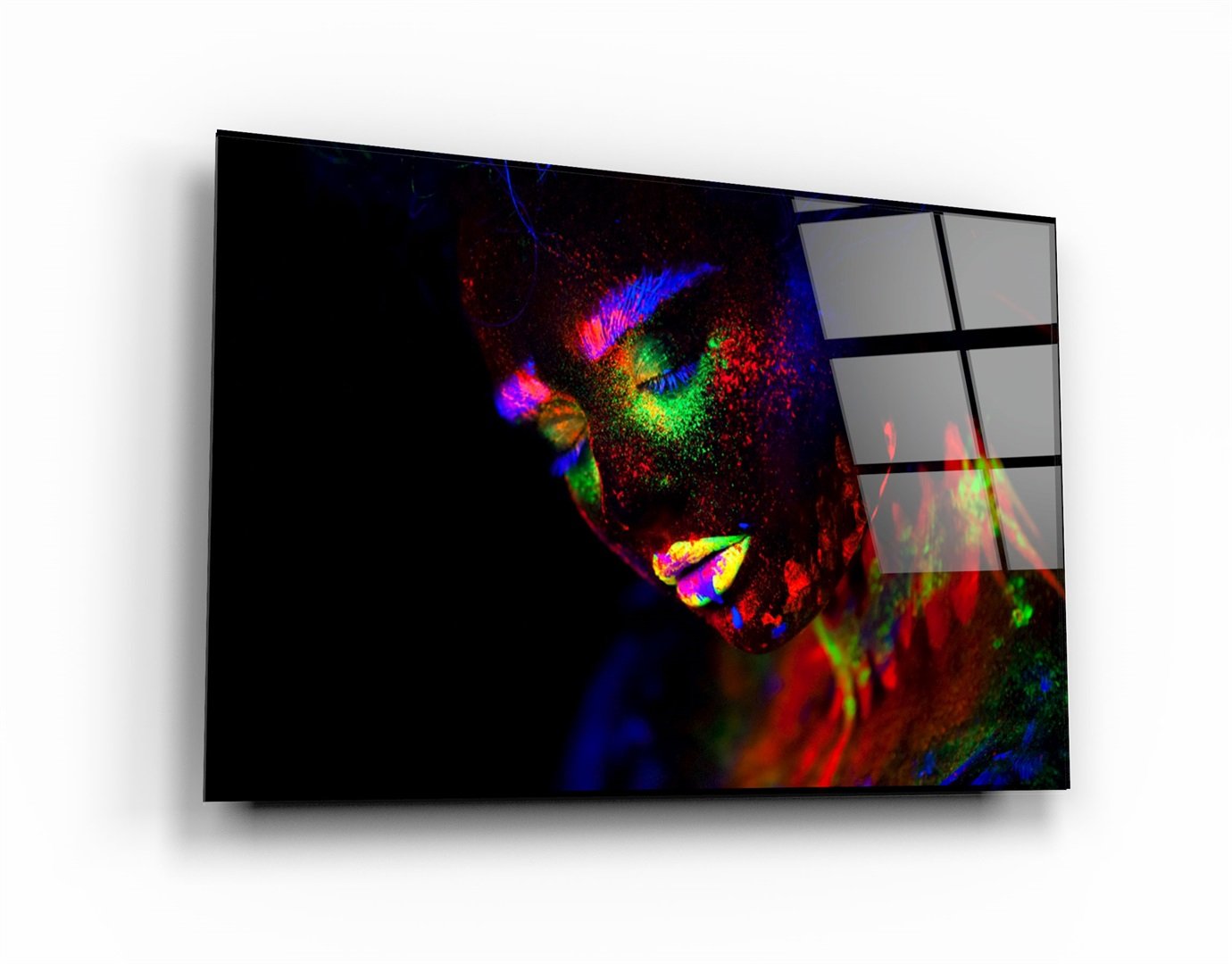 ・"Glowing in the Dark"・Glass Wall Art