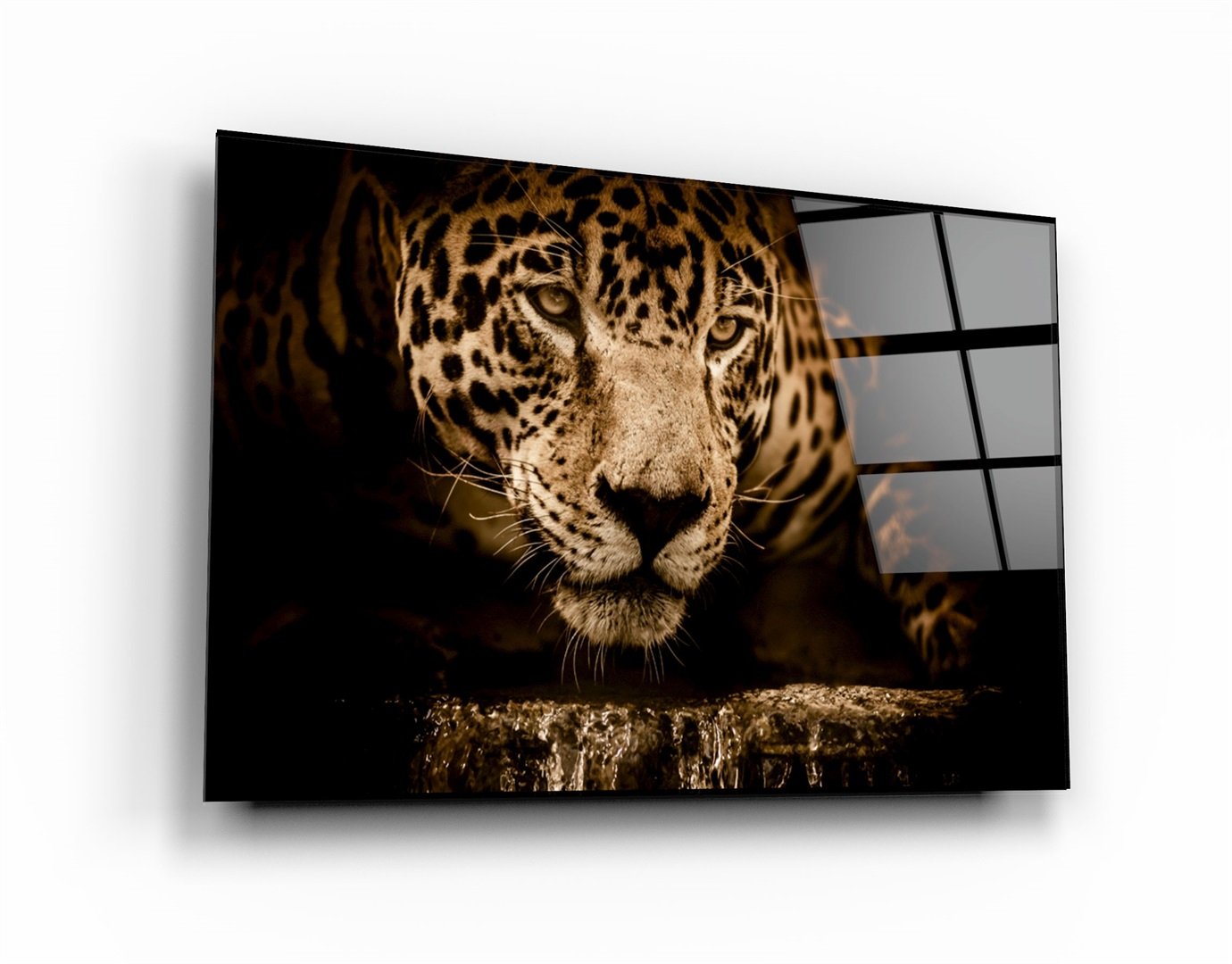 ・„Leopard“・<tc>Glasbild</tc>