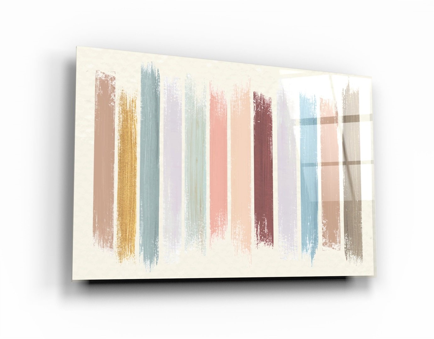 ・"Color Lines"・Glass Wall Art