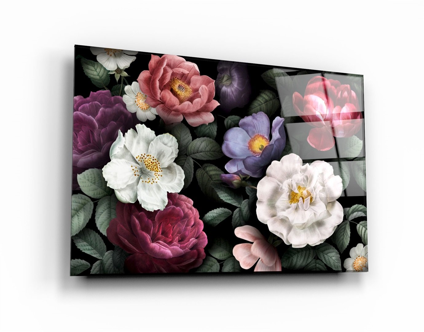 ・"Floral"・Glass Wall Art