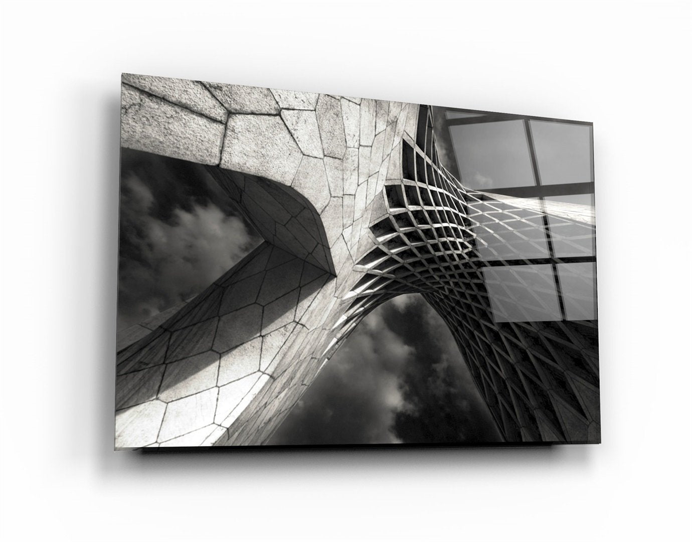 ・"Auger Bridge"・Glass Wall Art