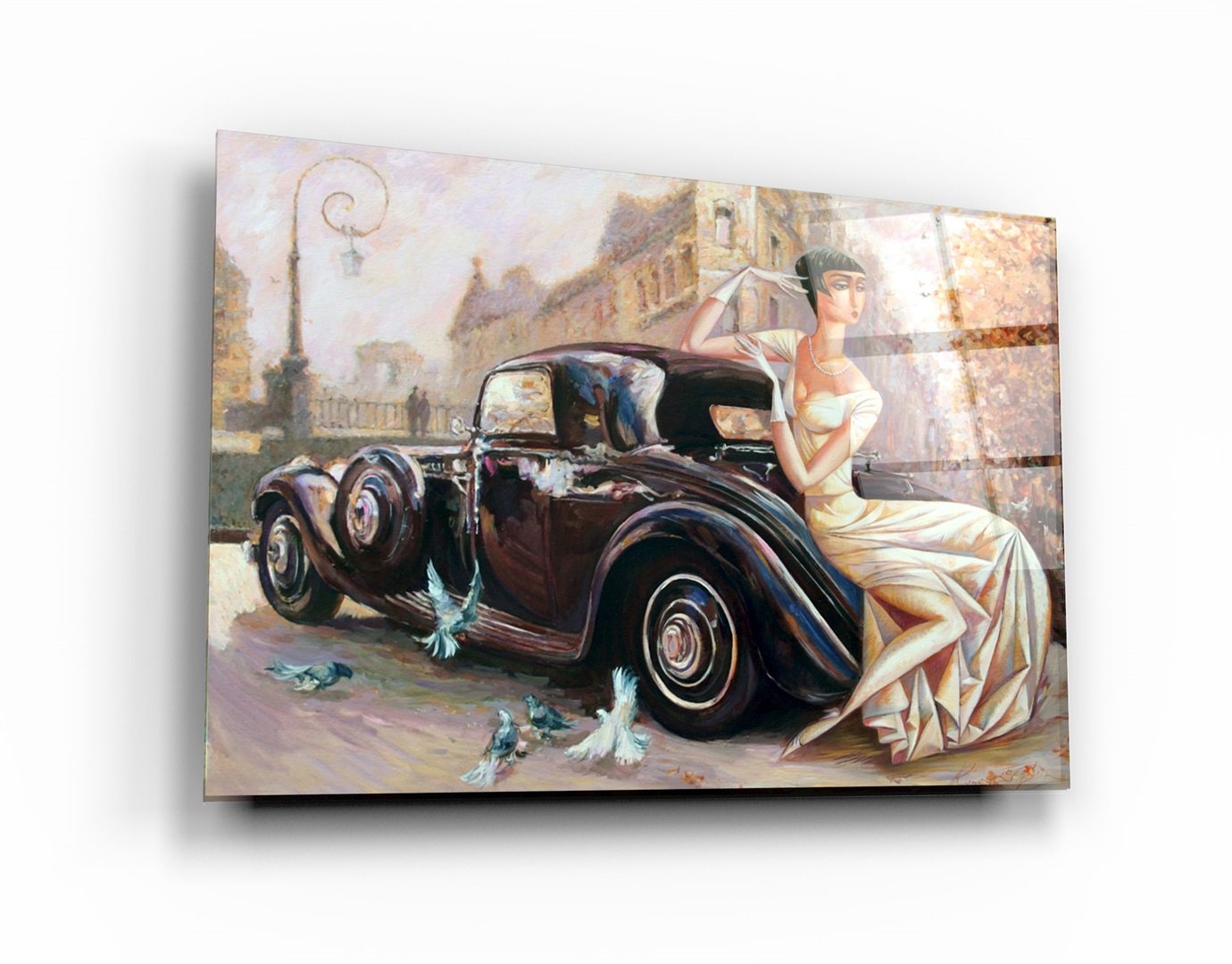 ・"Voiture Bridda"・Art mural en verre