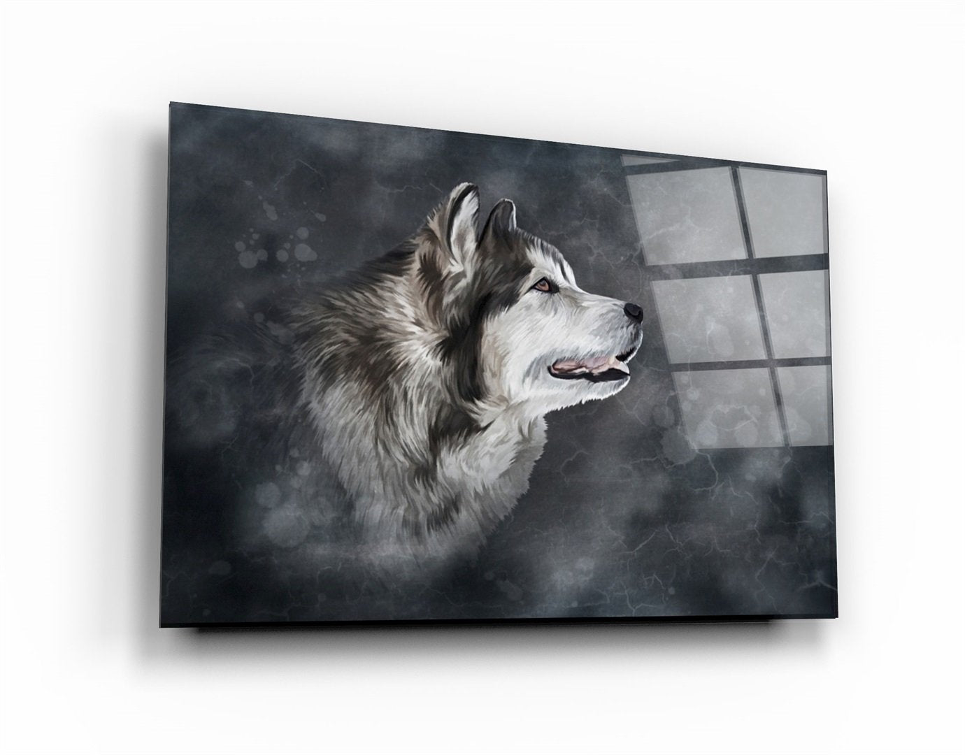・"Wolf 2"・Glass Wall Art