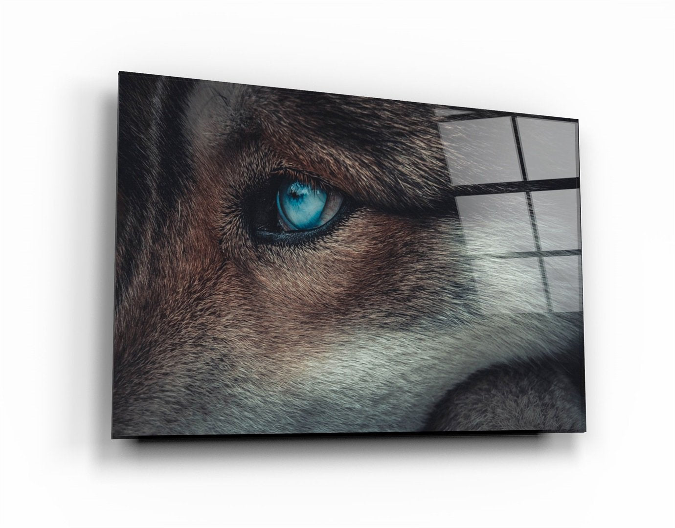 ・"Foxblue"・Glass Wall Art