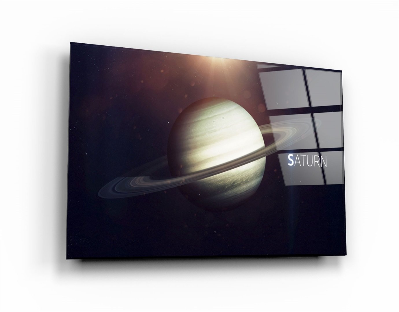 ・"Saturn"・Glass Wall Art