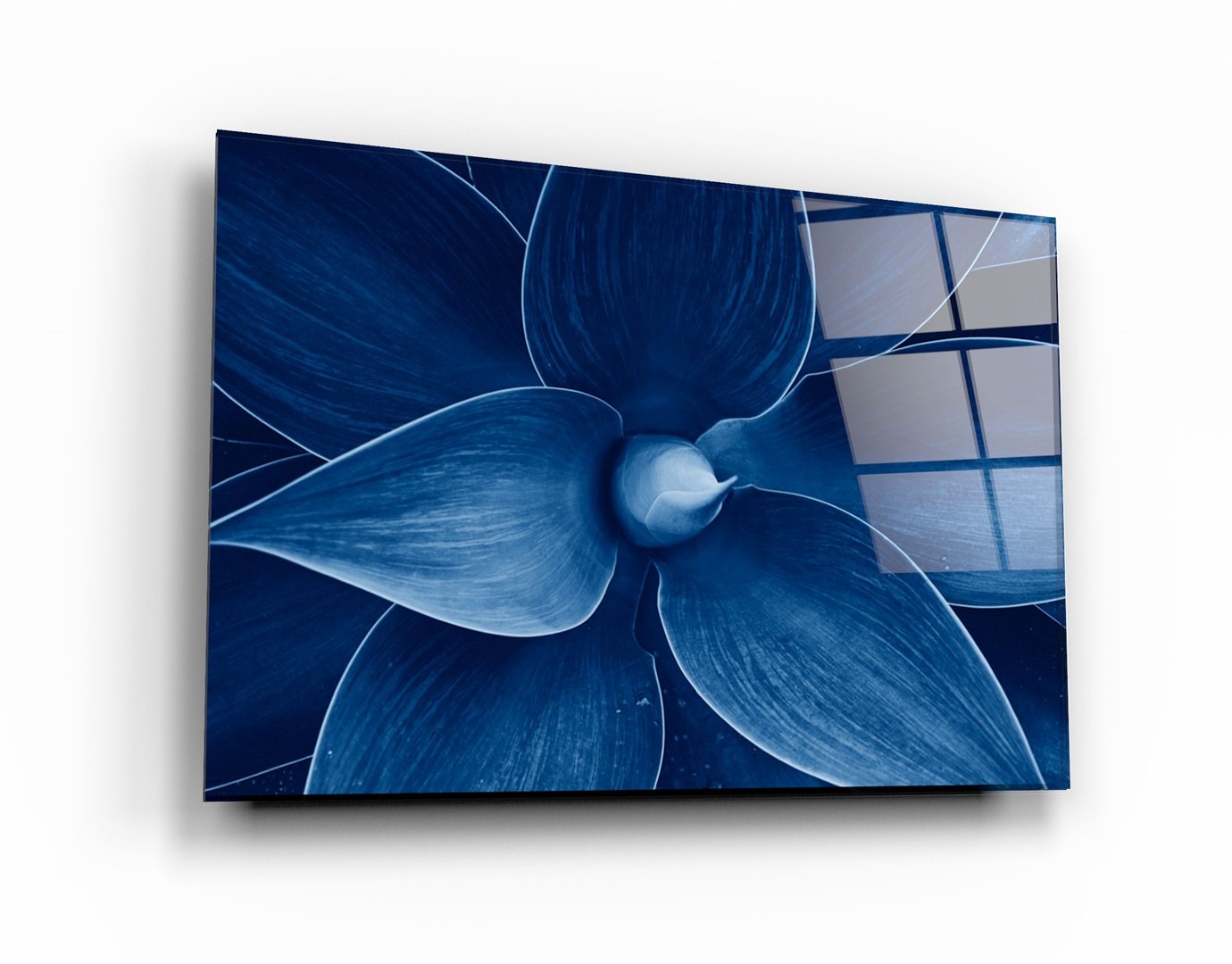 ・"Natura Blue"・Glass Wall Art